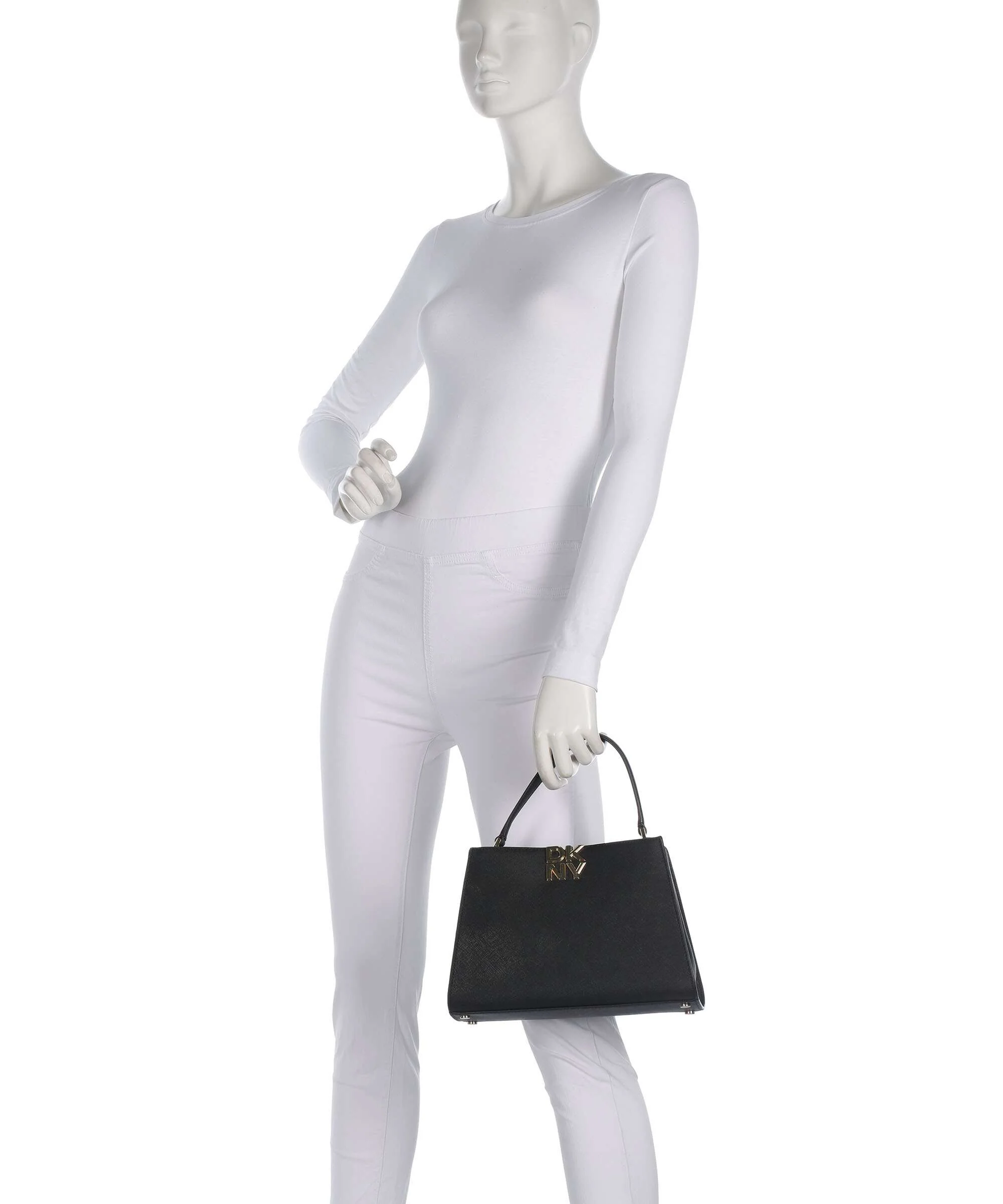 DKNY Foster Medium Handbag black/gold - Image 3