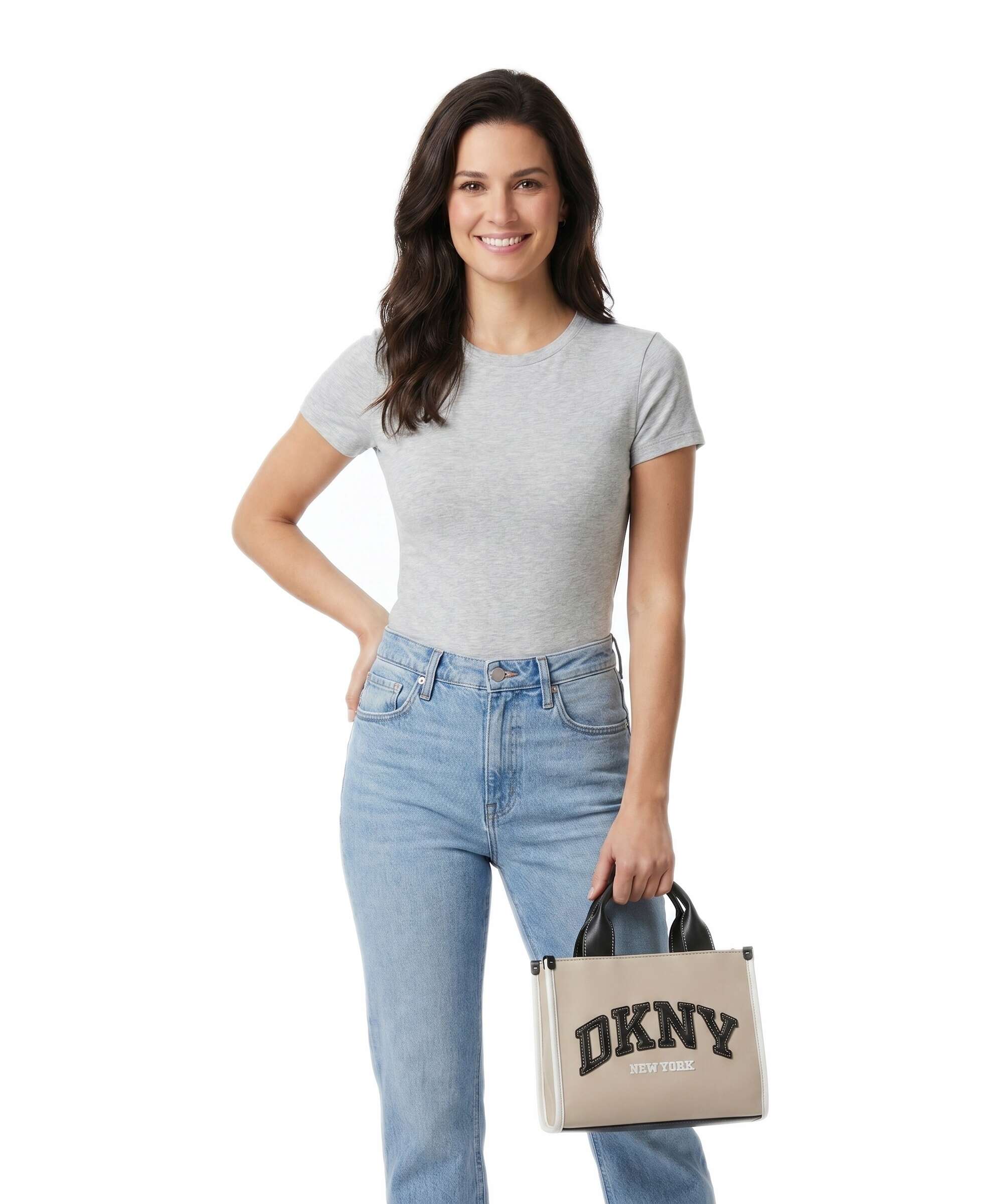 DKNY Hadlee Small Handbag light taupe - Image 3
