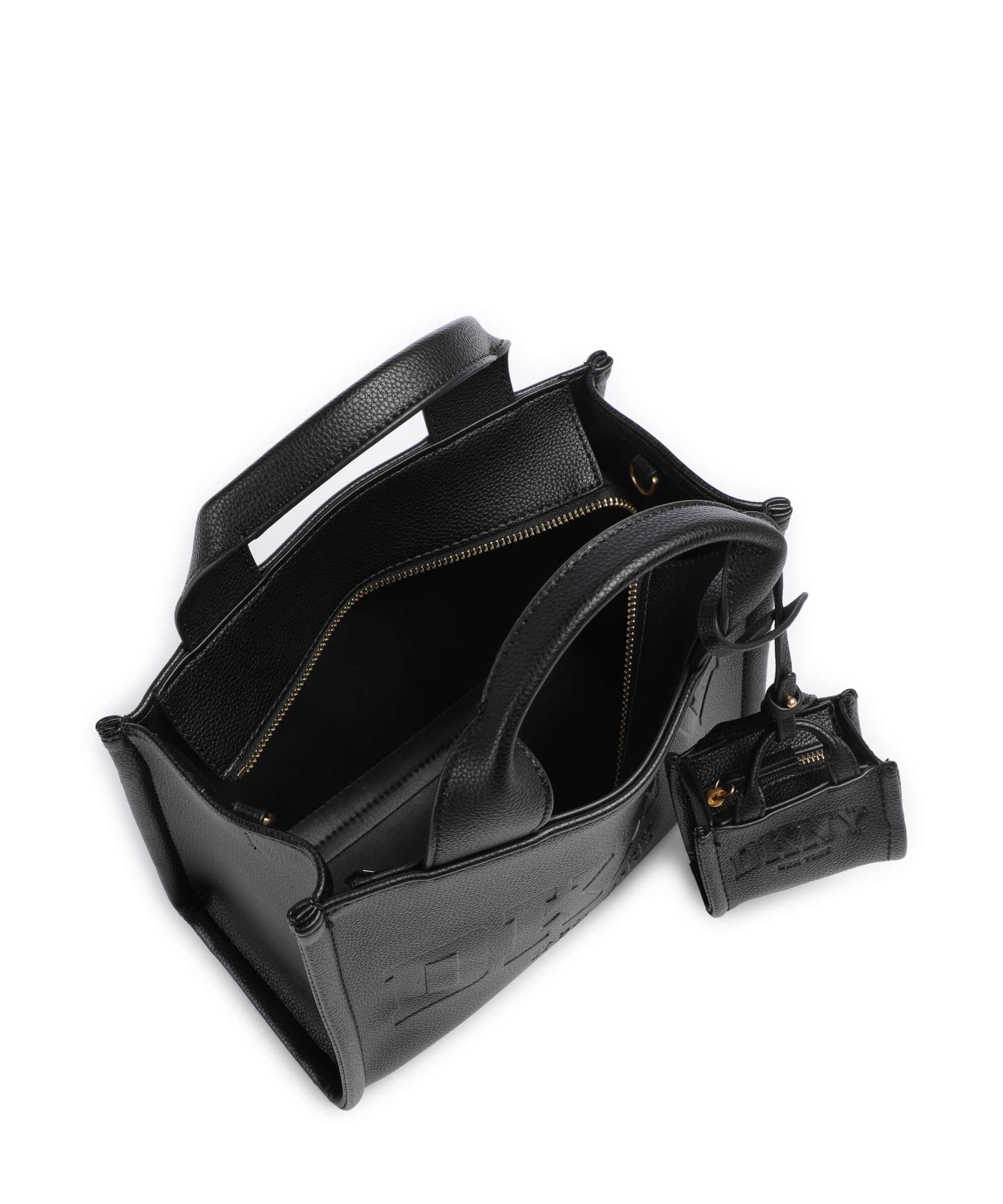 DKNY Hadlee Small Handbag black/gold - Image 5