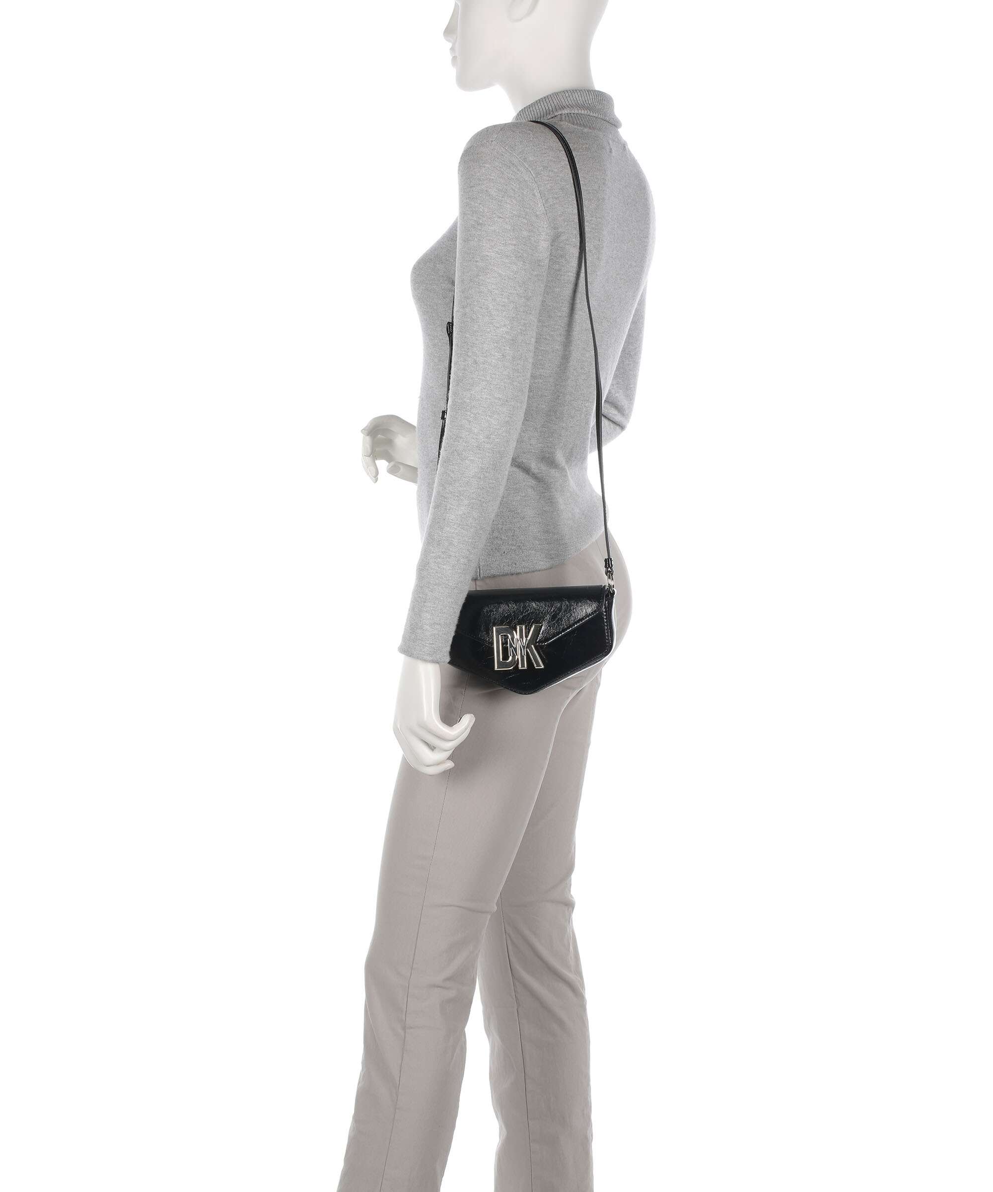 DKNY Milano Downtown Crossbody bag black/gold - Image 3