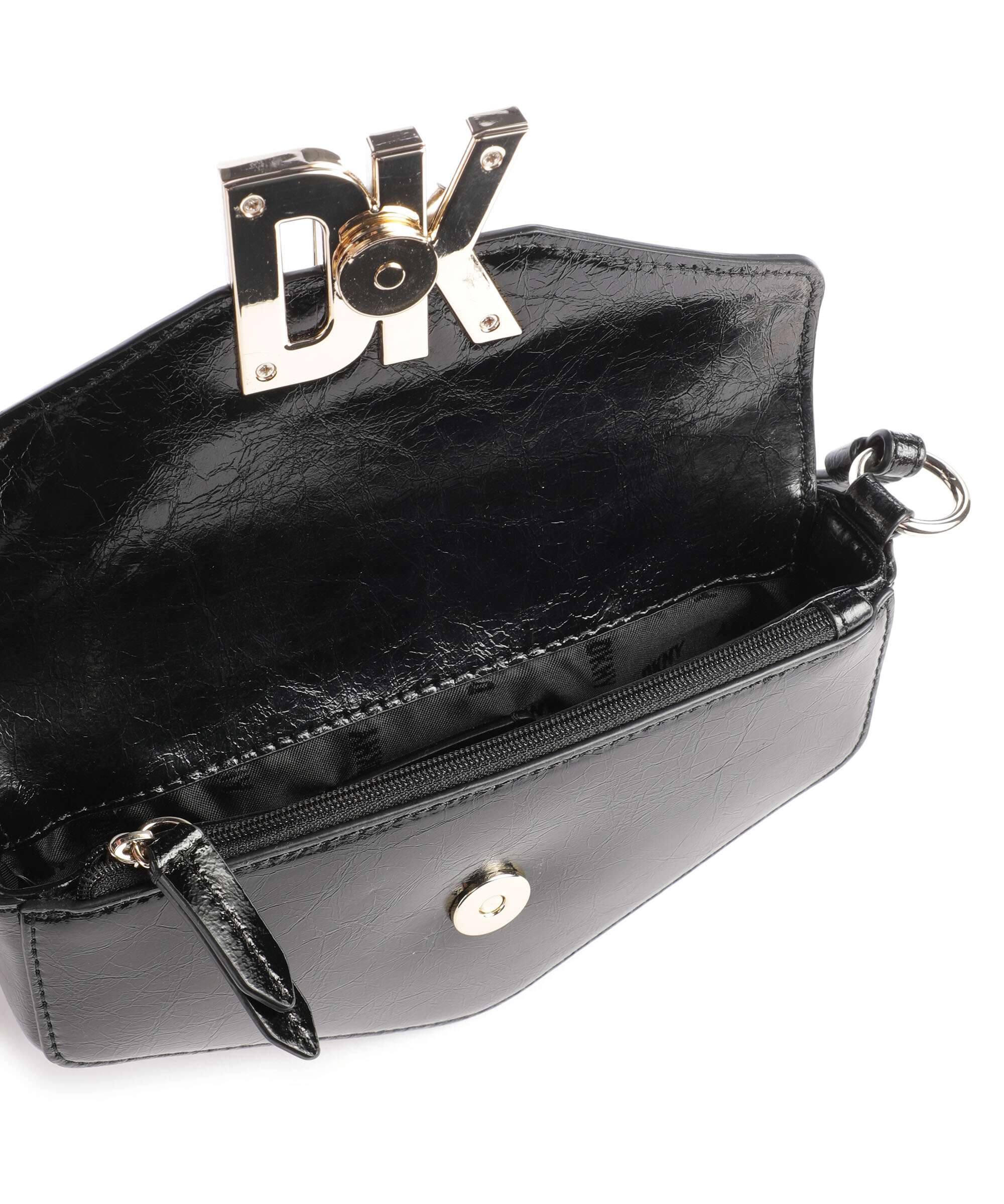 DKNY Milano Downtown Crossbody bag black/gold - Image 6