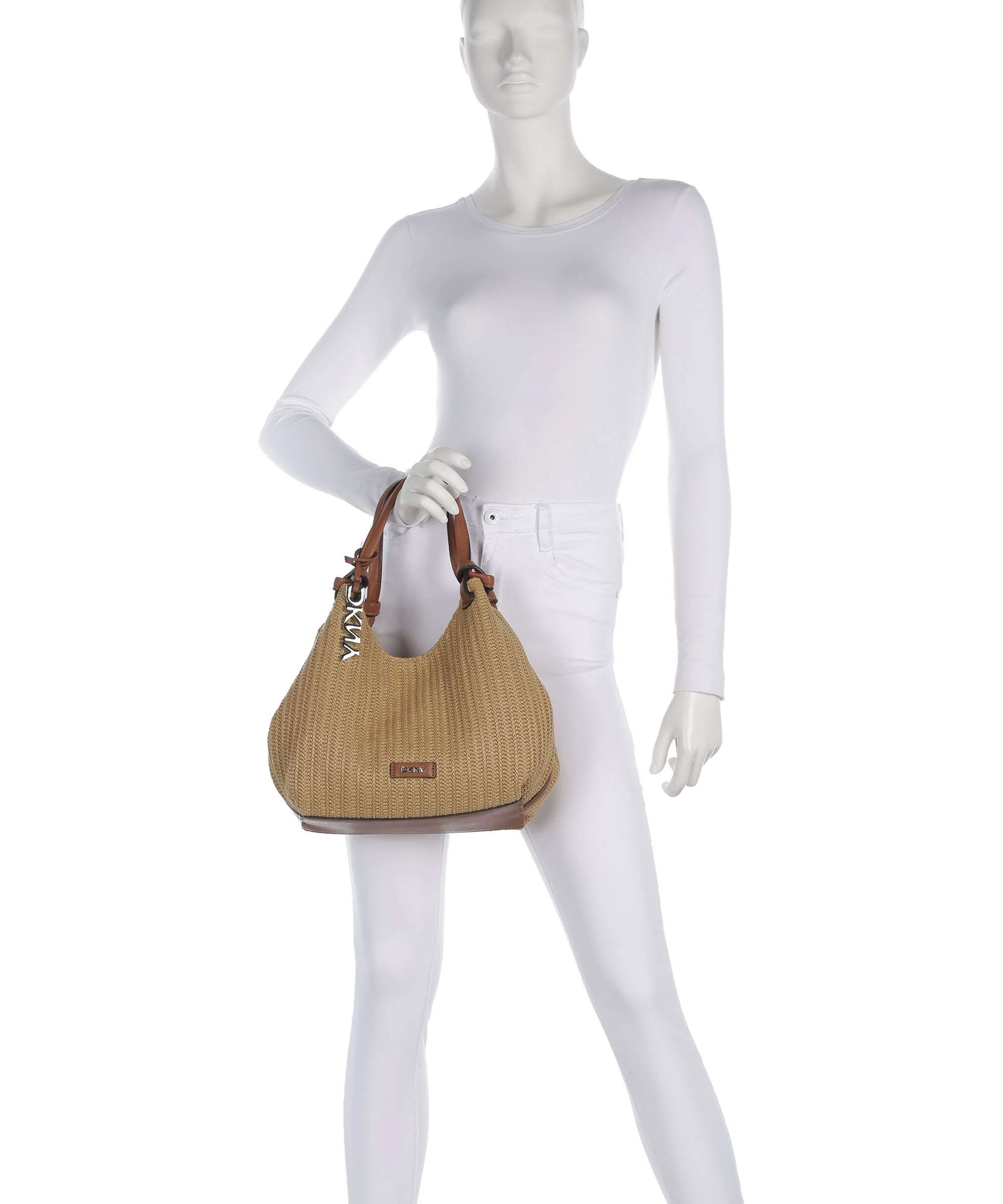 DKNY Paula Commuter Medium Tote bag natural/saddle - Image 3
