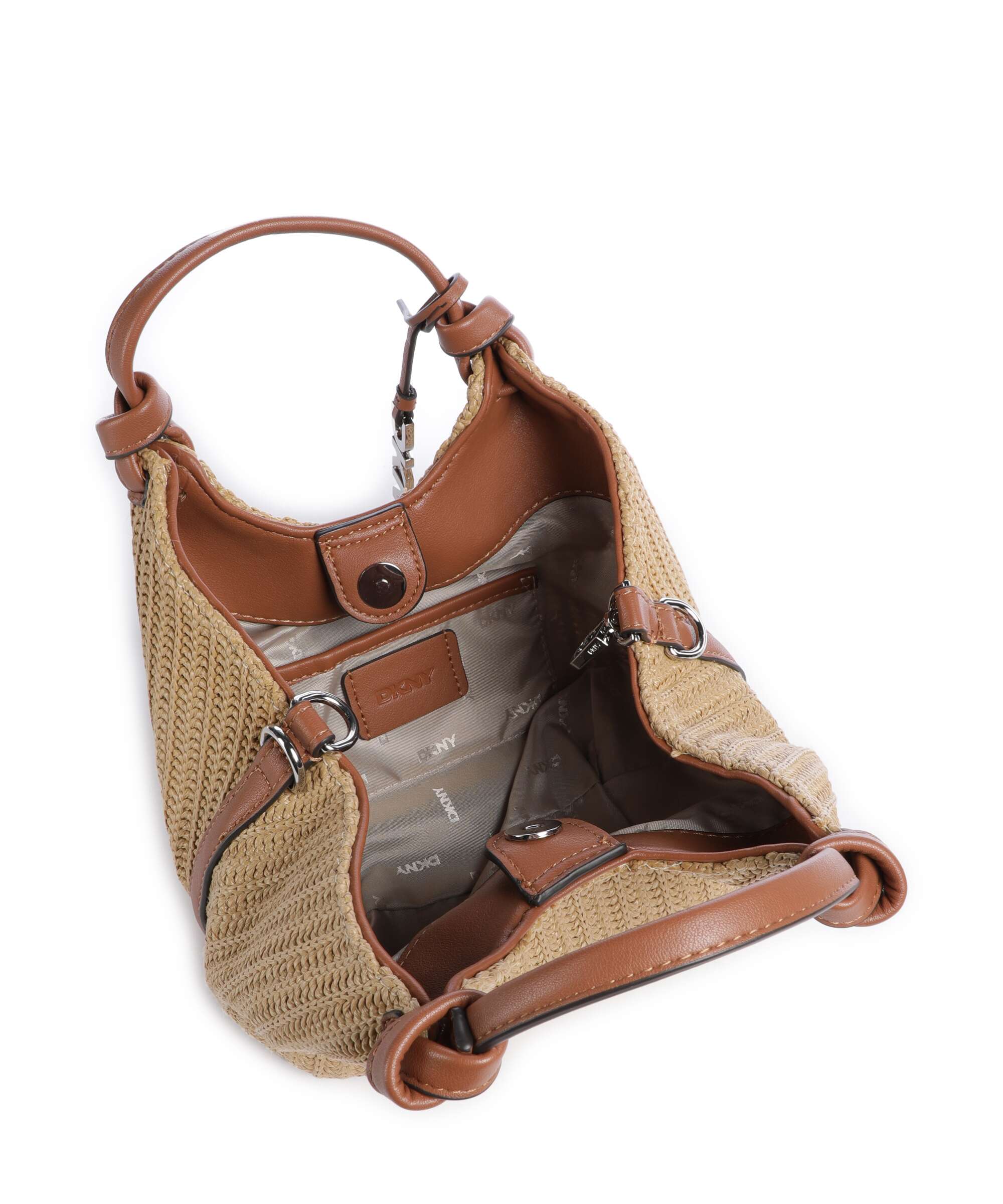 DKNY Paula Commuter Small Handbag natural/saddle - Image 6