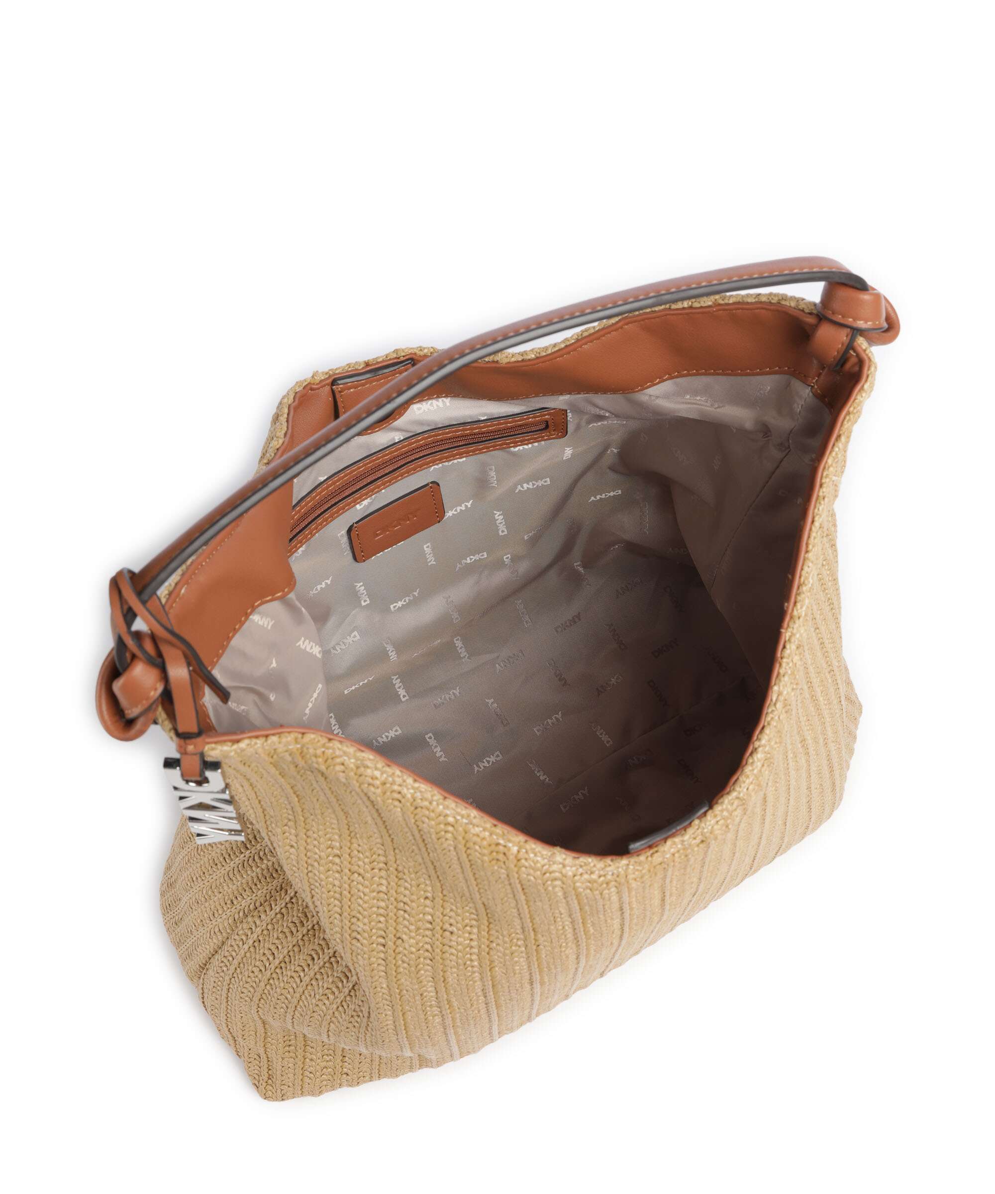 DKNY Paula Hobo bag natural/saddle - Image 5