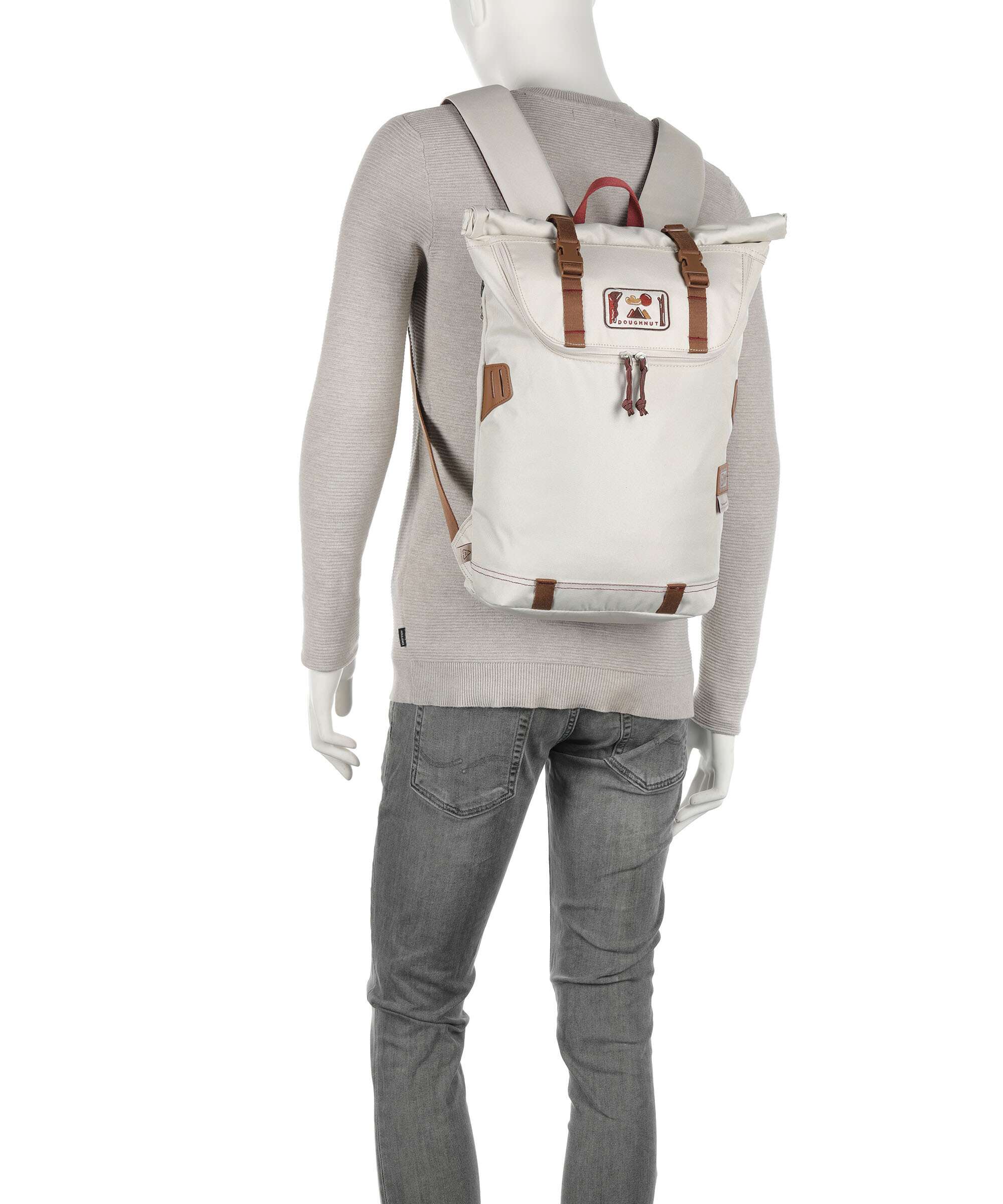 Doughnut Dreamwalker Christopher Small Rolltop backpack stone - Image 4