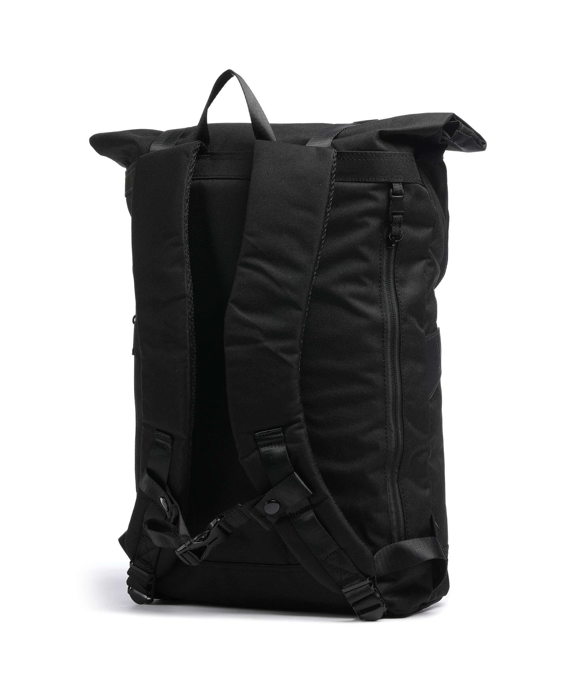 Doughnut Glossy Blocking Christopher Rolltop backpack black - Image 2