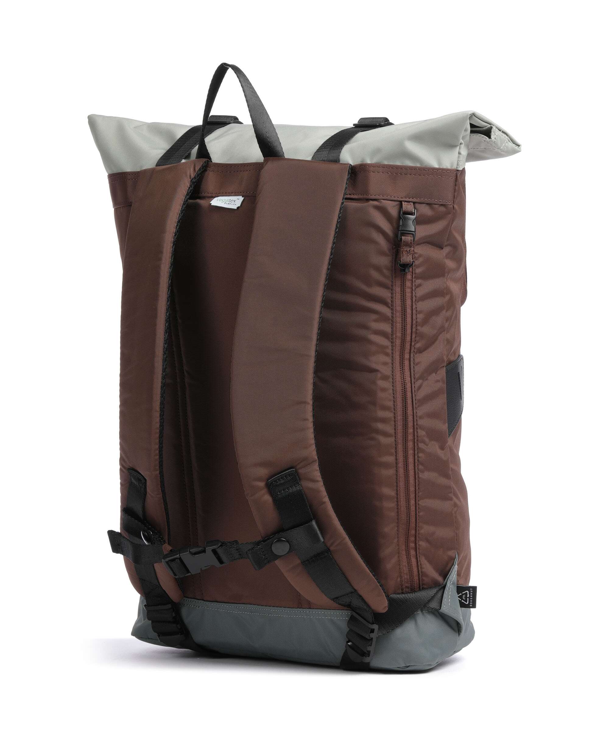 Doughnut Go Wild Christopher Rolltop backpack grey/brown - Image 2