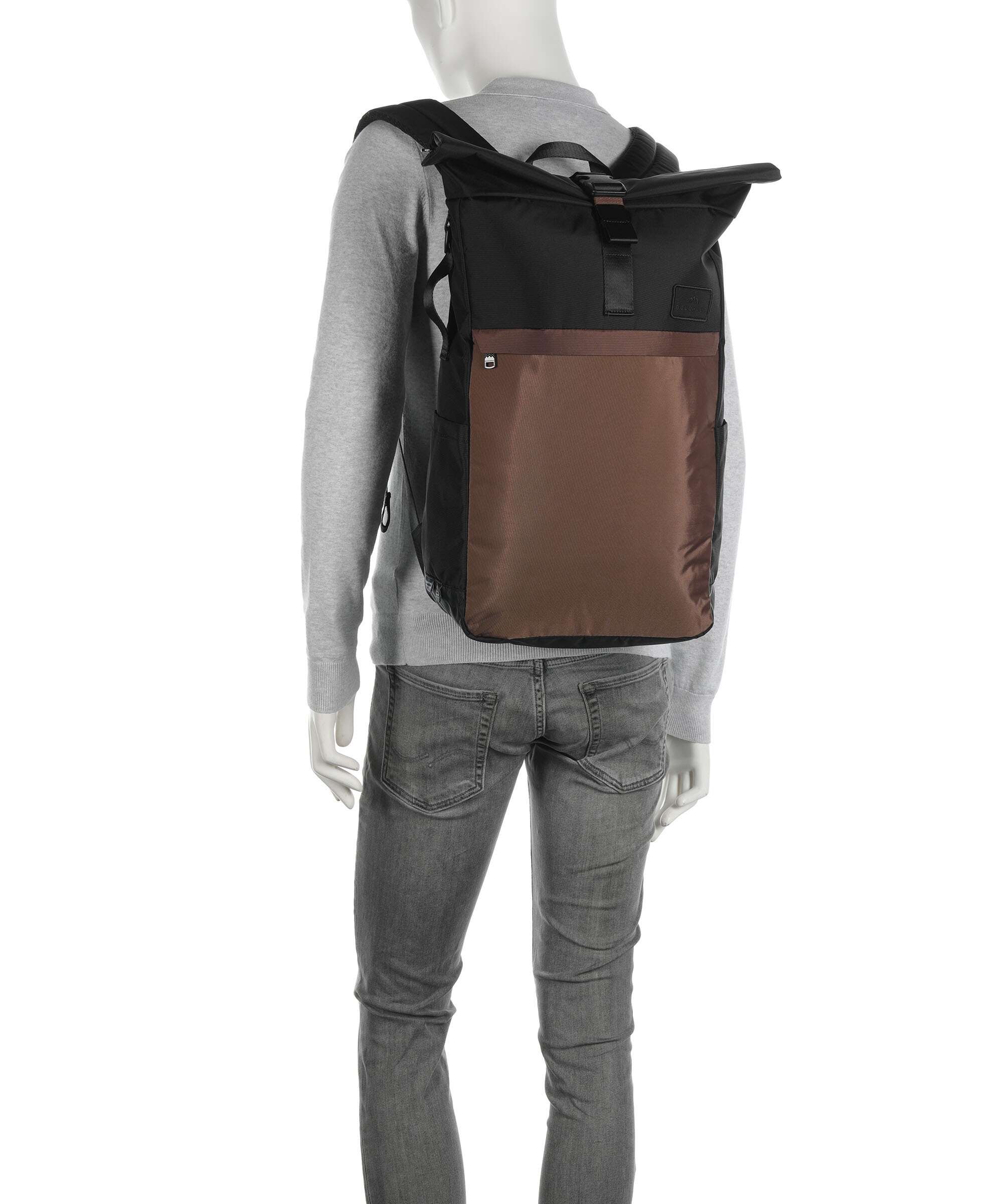 Doughnut Go Wild Jetpack Rolltop backpack grey/brown - Image 4