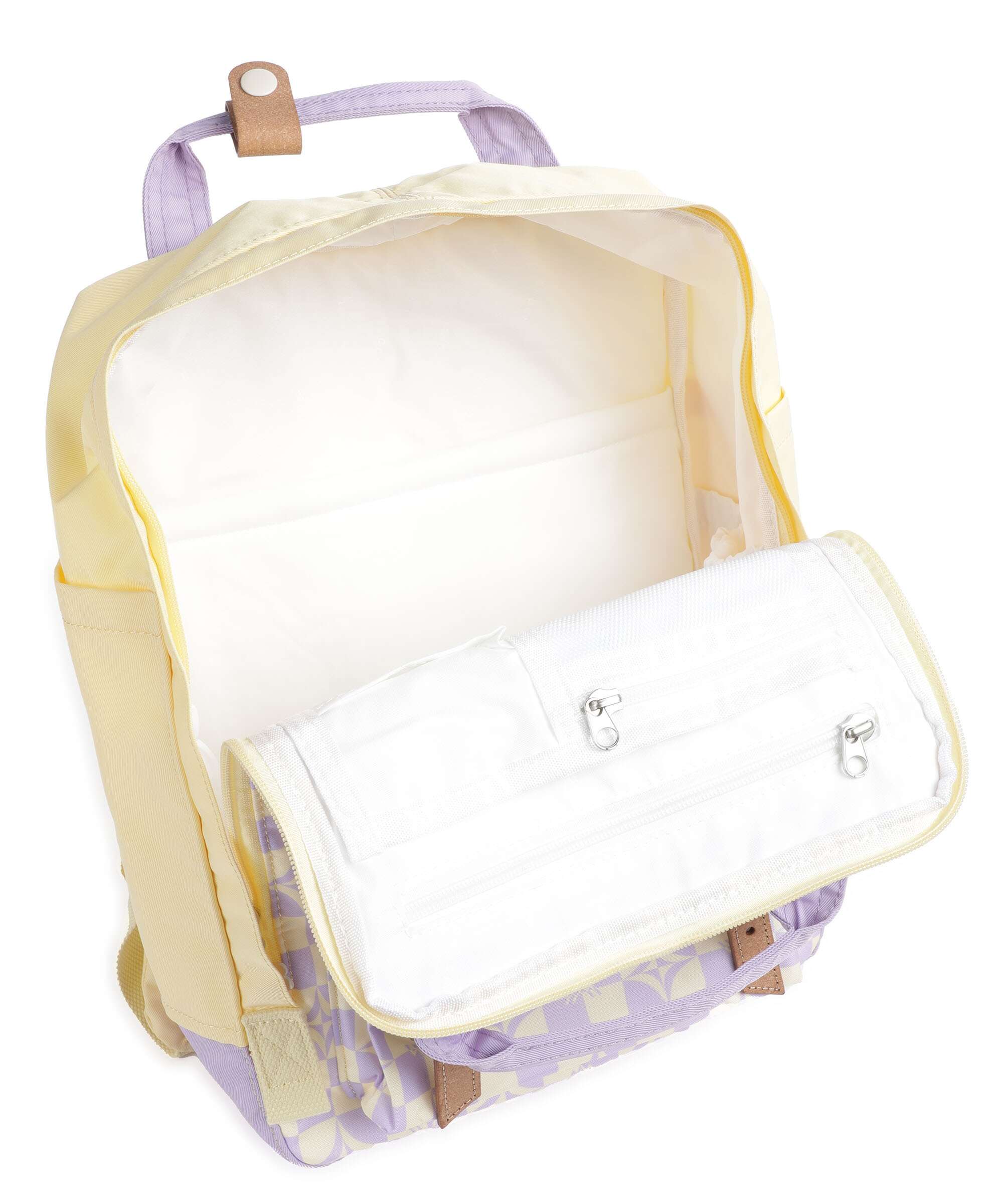 Doughnut Kaleido Macaroon Backpack buttery checked - Image 6