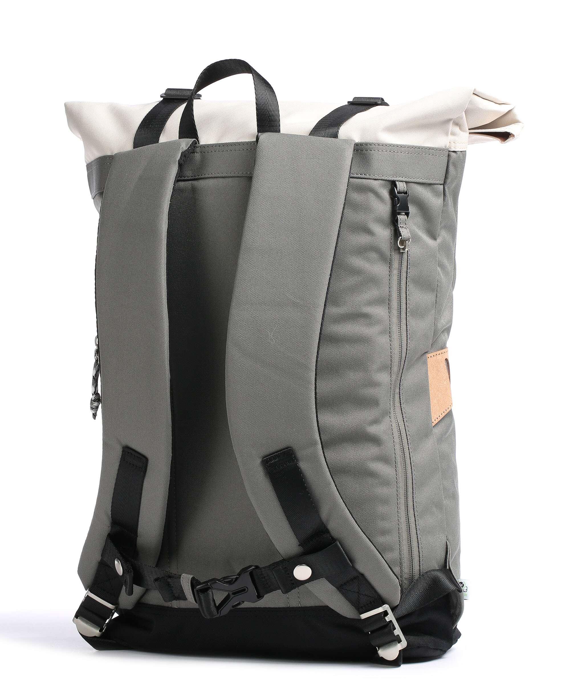 Doughnut Reborn Christopher Rolltop backpack grey/stone - Image 2
