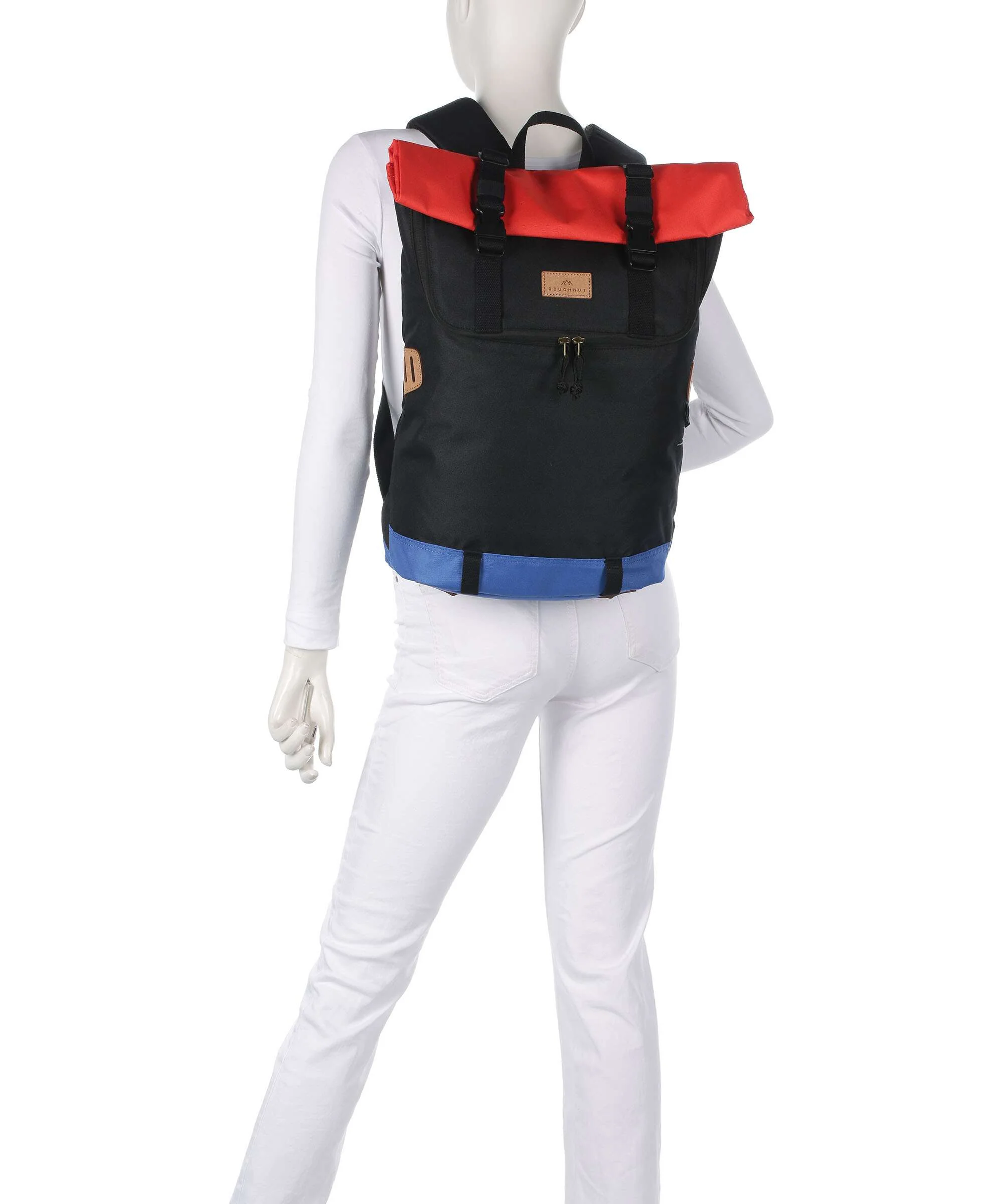 Doughnut Reborn Christopher Rolltop backpack stone/wine - Image 3