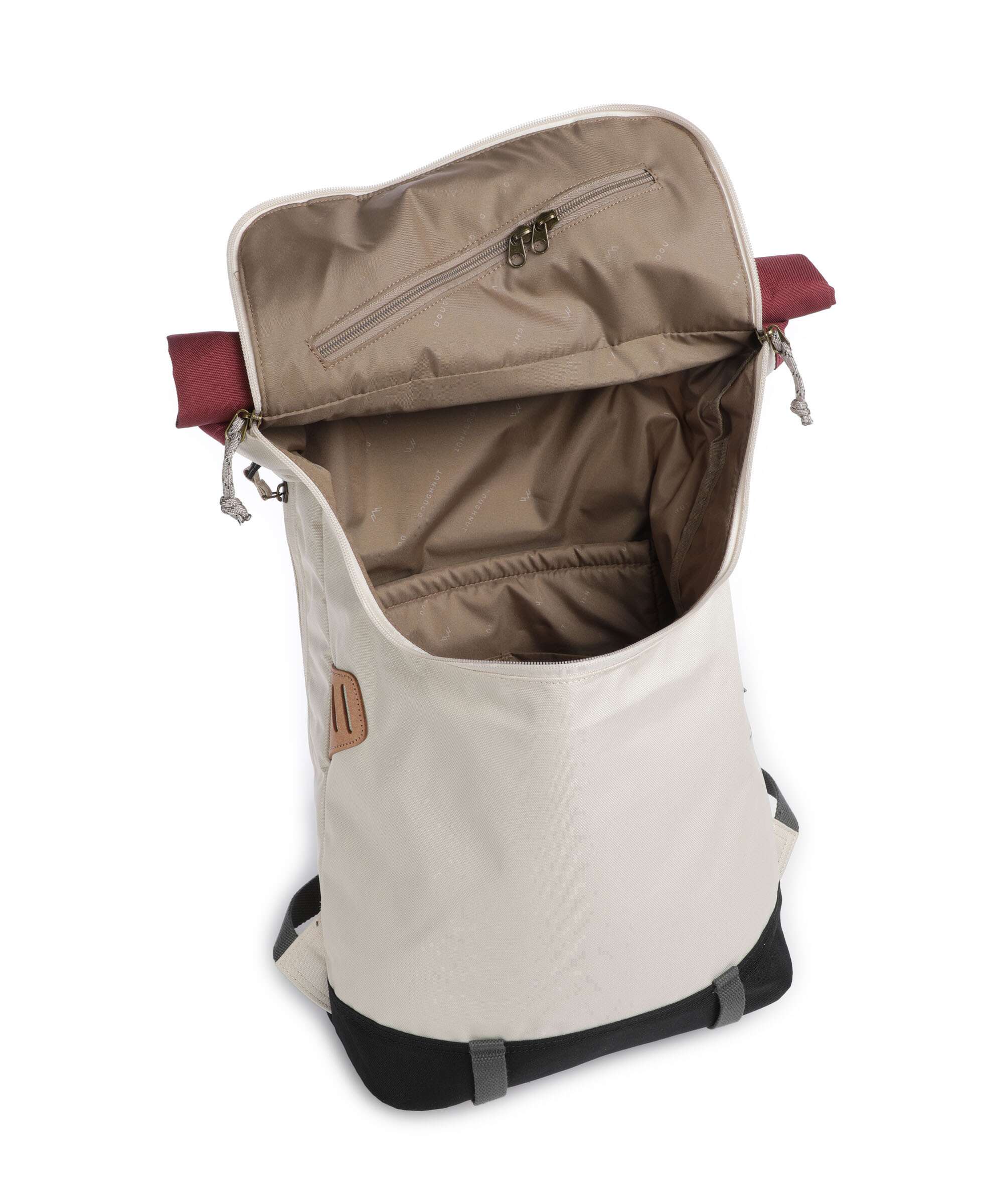 Doughnut Reborn Christopher Rolltop backpack stone/wine - Image 6