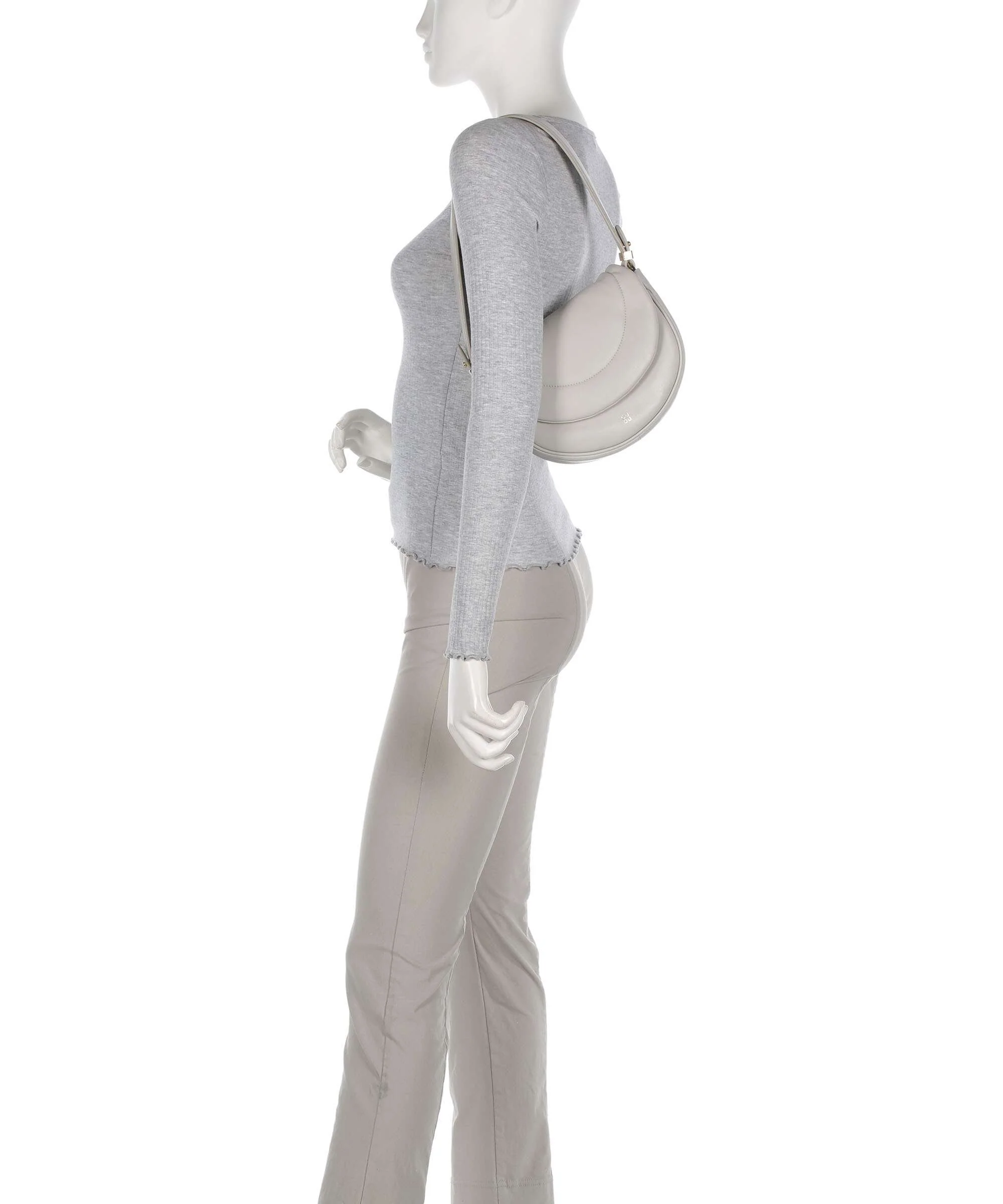 DuDu Bags Panarea Shoulder bag pearl grey - Image 3