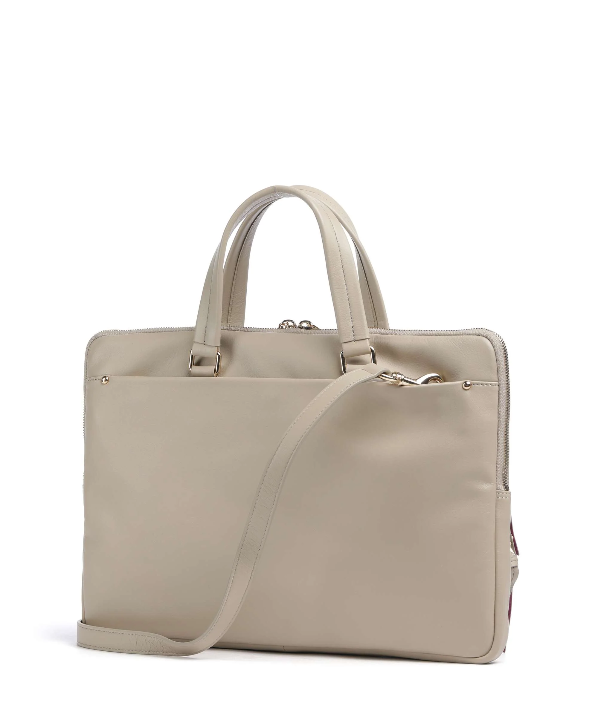 DuDu Bags Pocket Dots Laptop bag sand grey - Image 2