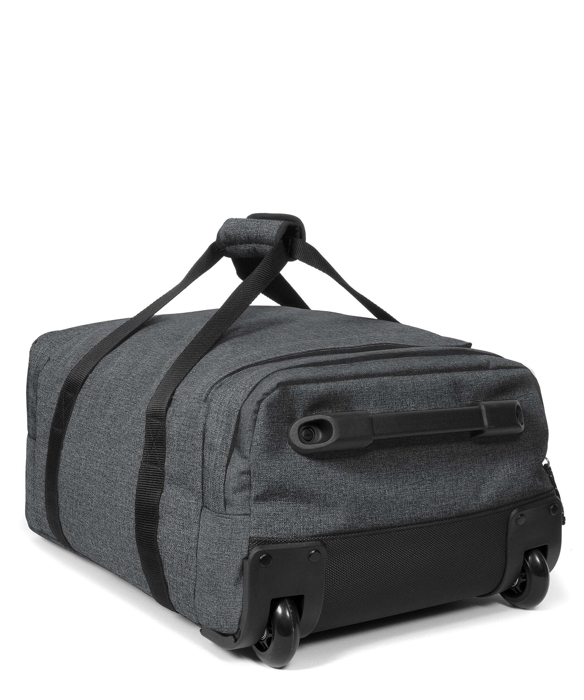 Eastpak Leatherface S + Travel bag with wheels black denim - Image 3