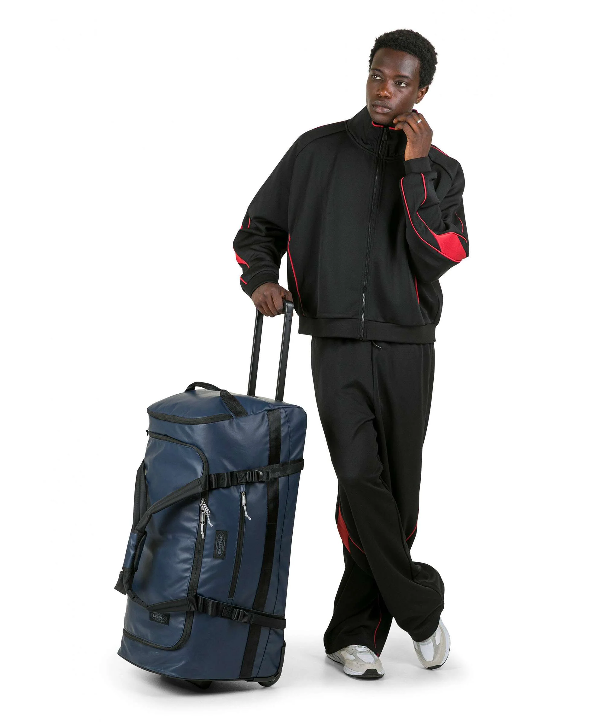 Eastpak Tarp Duffel Pack L Travel bag with wheels navy - Image 3
