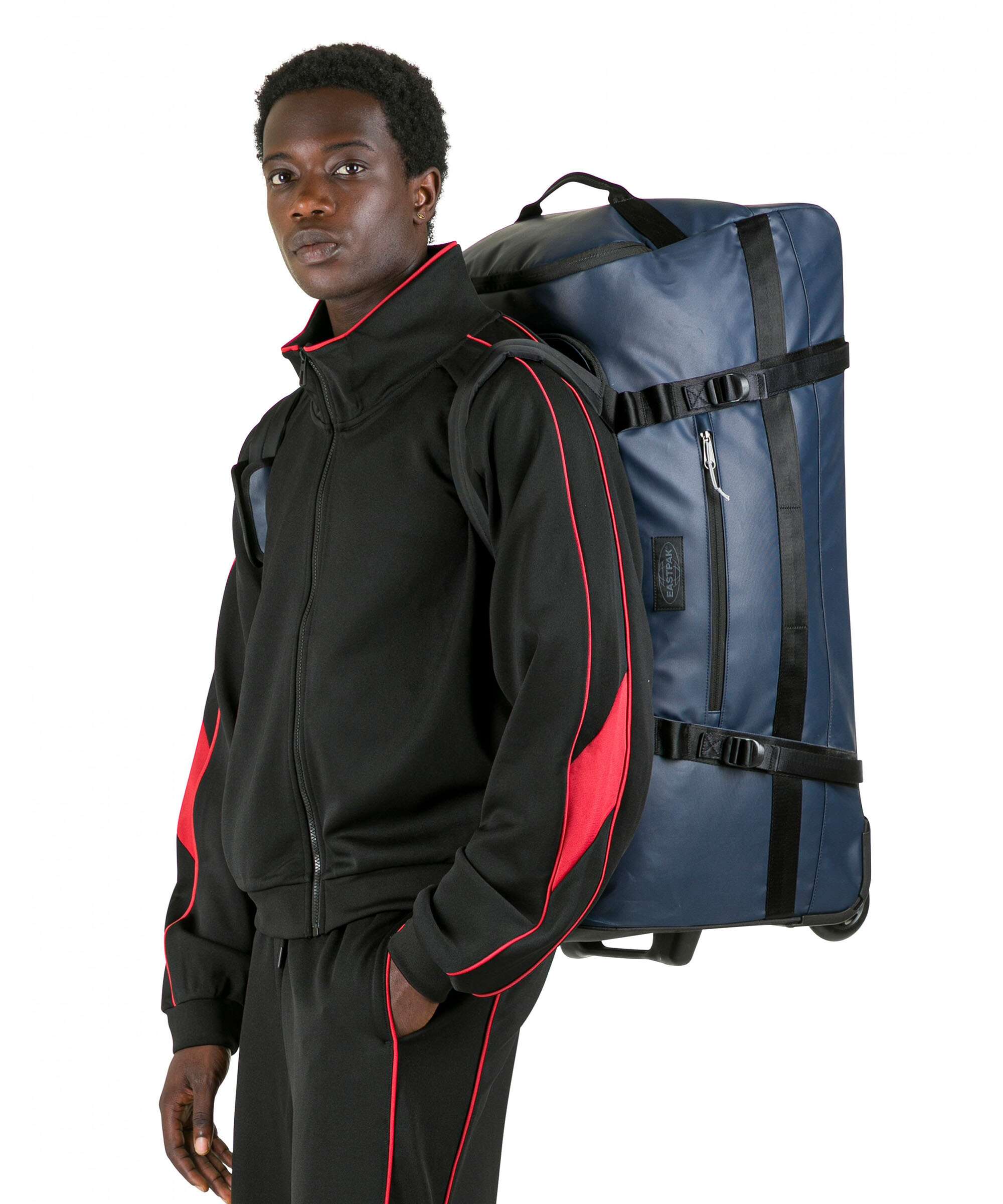 Eastpak Tarp Duffel Pack L Travel bag with wheels navy - Image 4