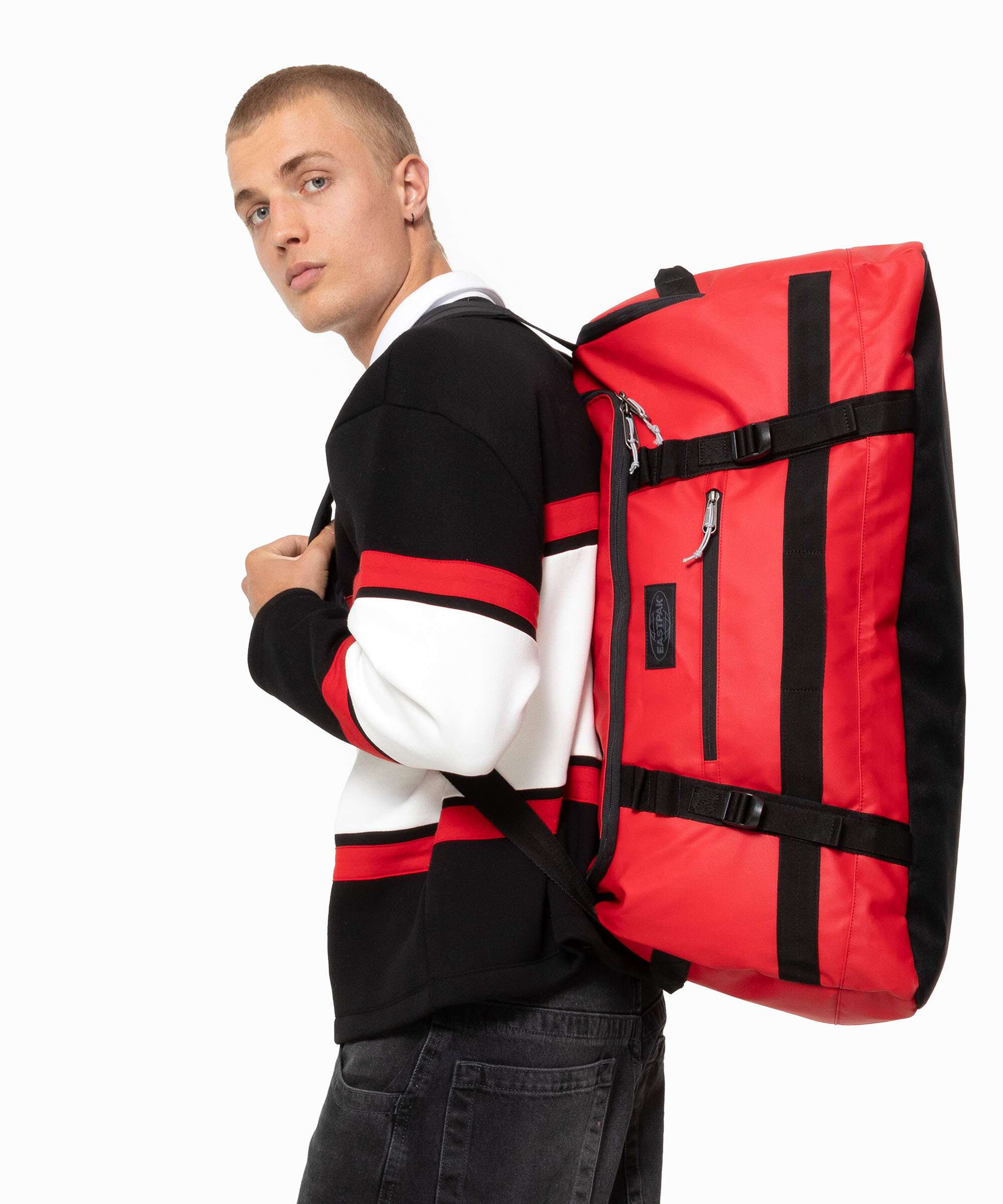 Eastpak Tarp Duffel Pack M Travel bag tarp black - Image 9