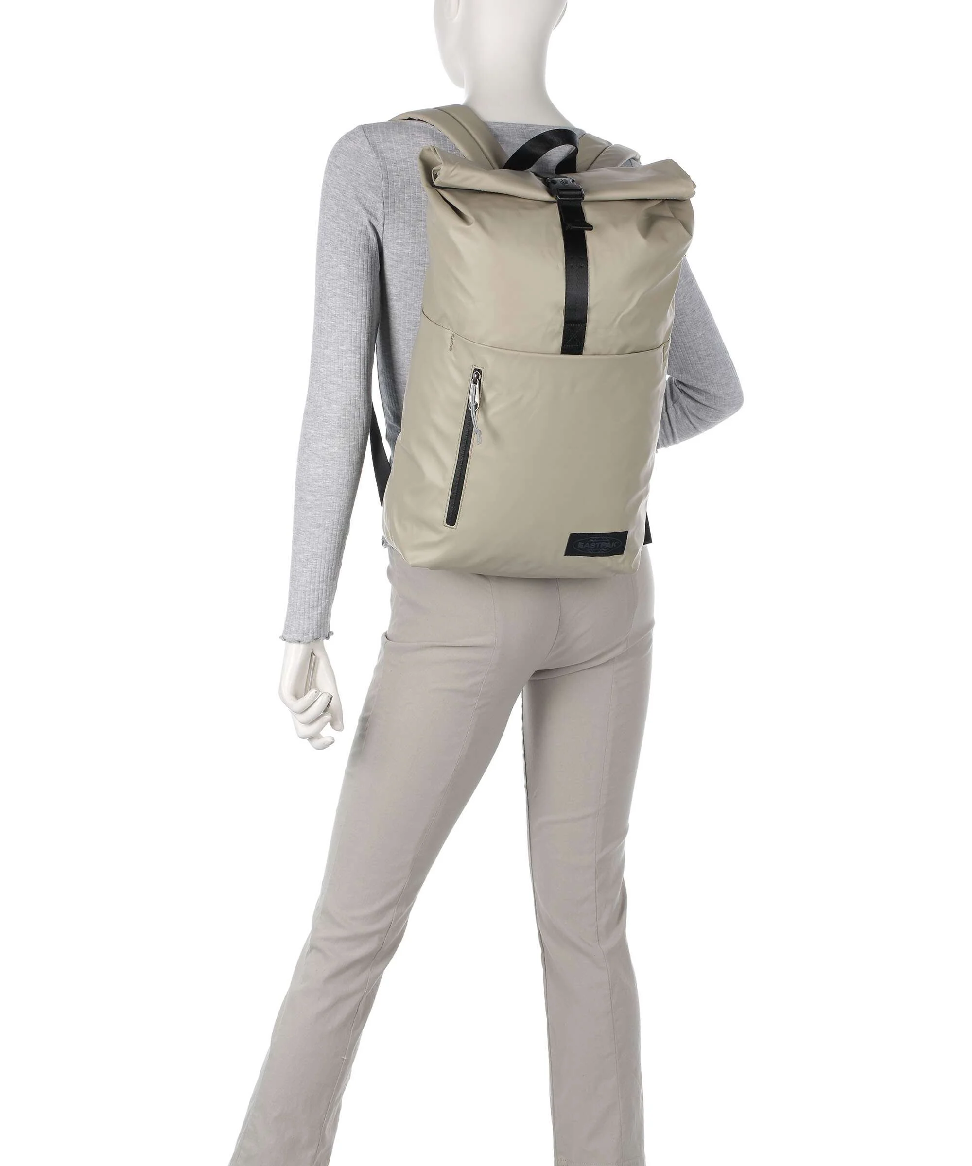 Eastpak Tarp Up Roll Rolltop backpack tarp beige - Image 3