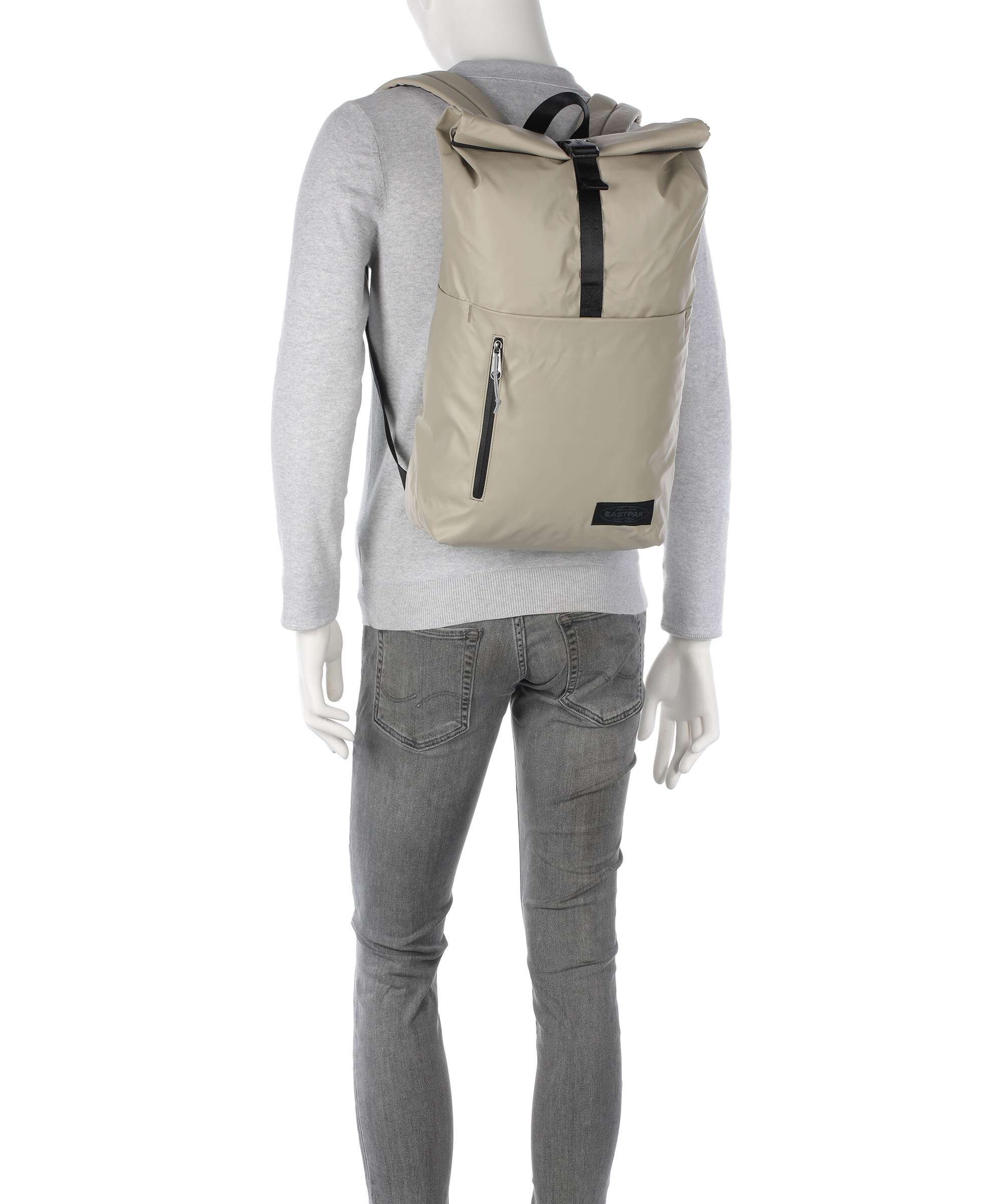 Eastpak Tarp Up Roll Rolltop backpack tarp beige - Image 4