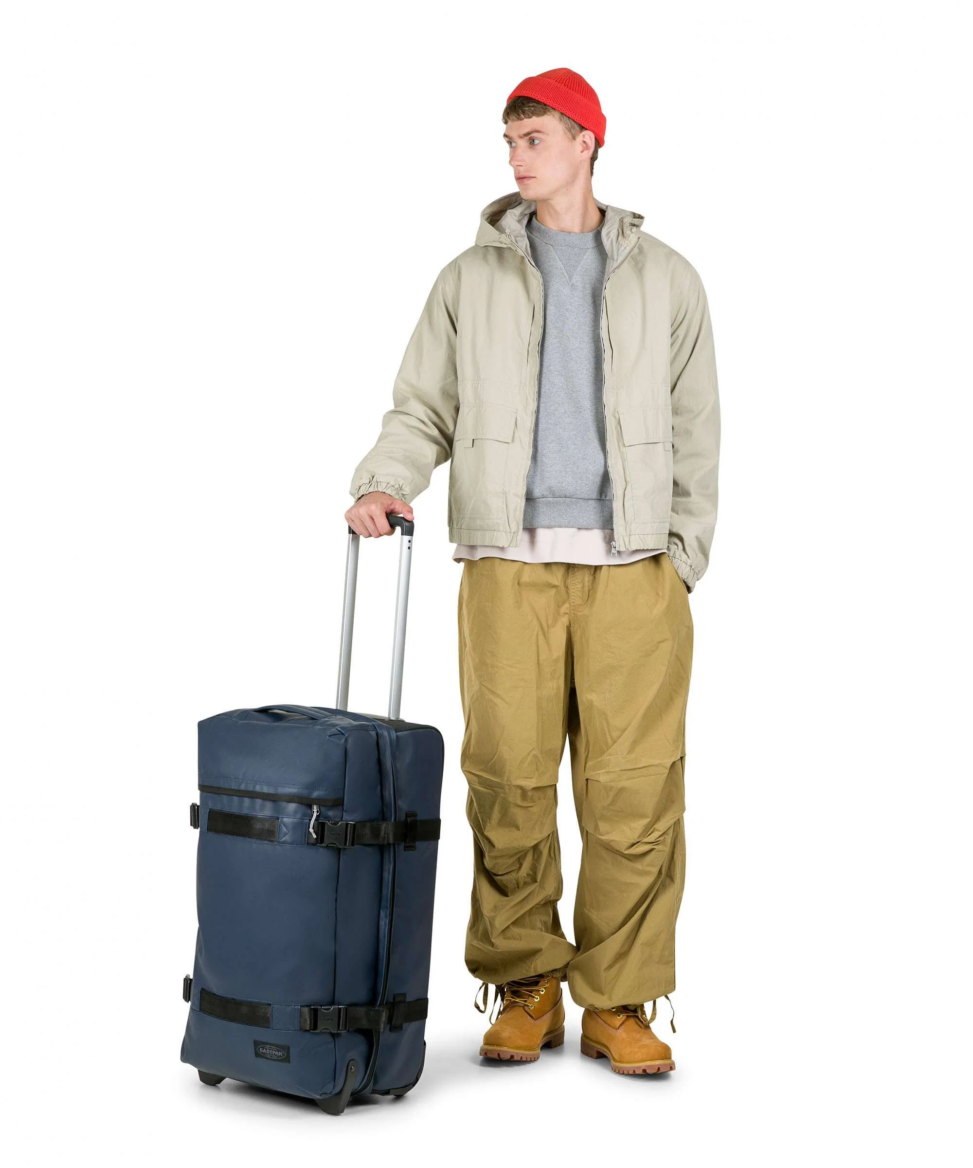 Eastpak Transit'R M Travel bag with wheels navy - Image 3