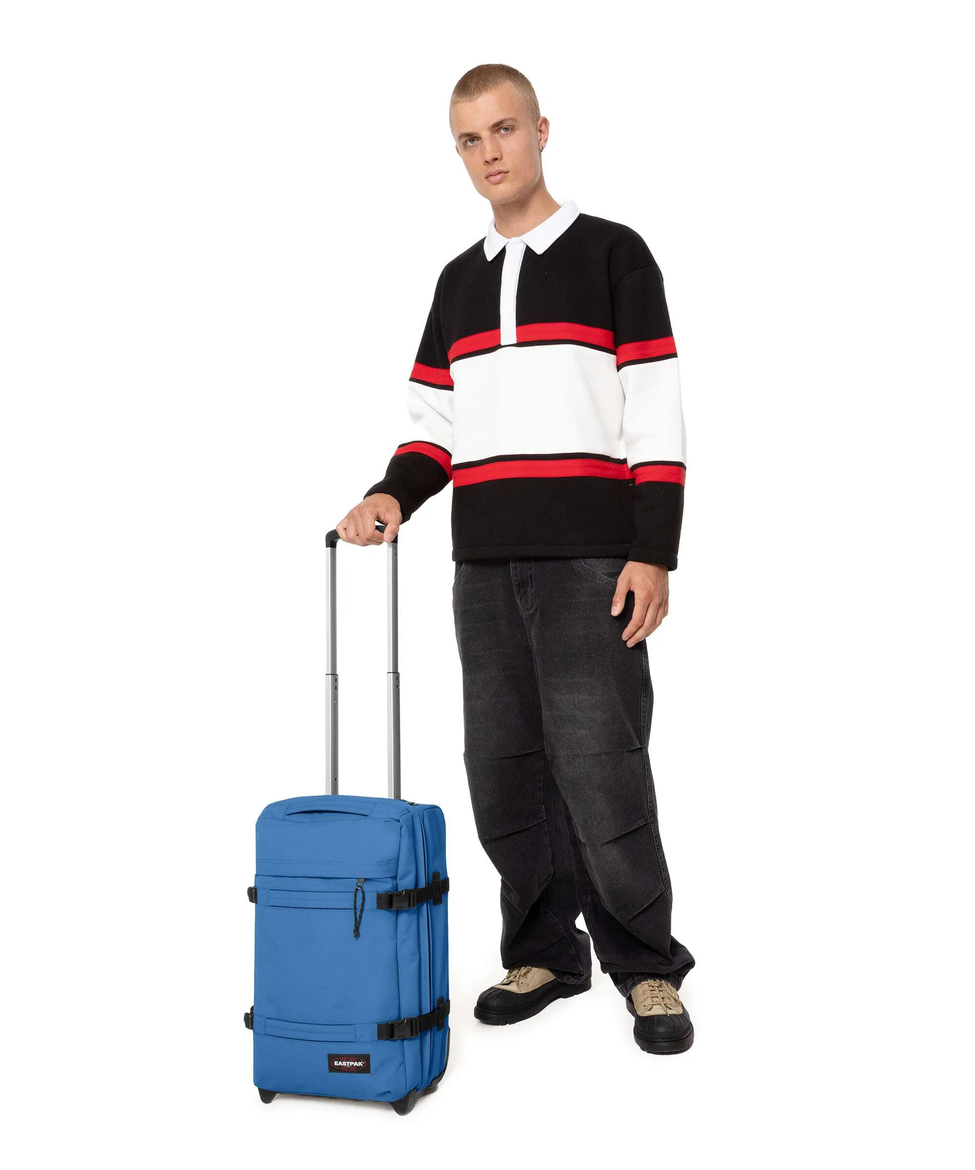 Eastpak Transit'R S Travel bag with wheels healing blue - Image 4