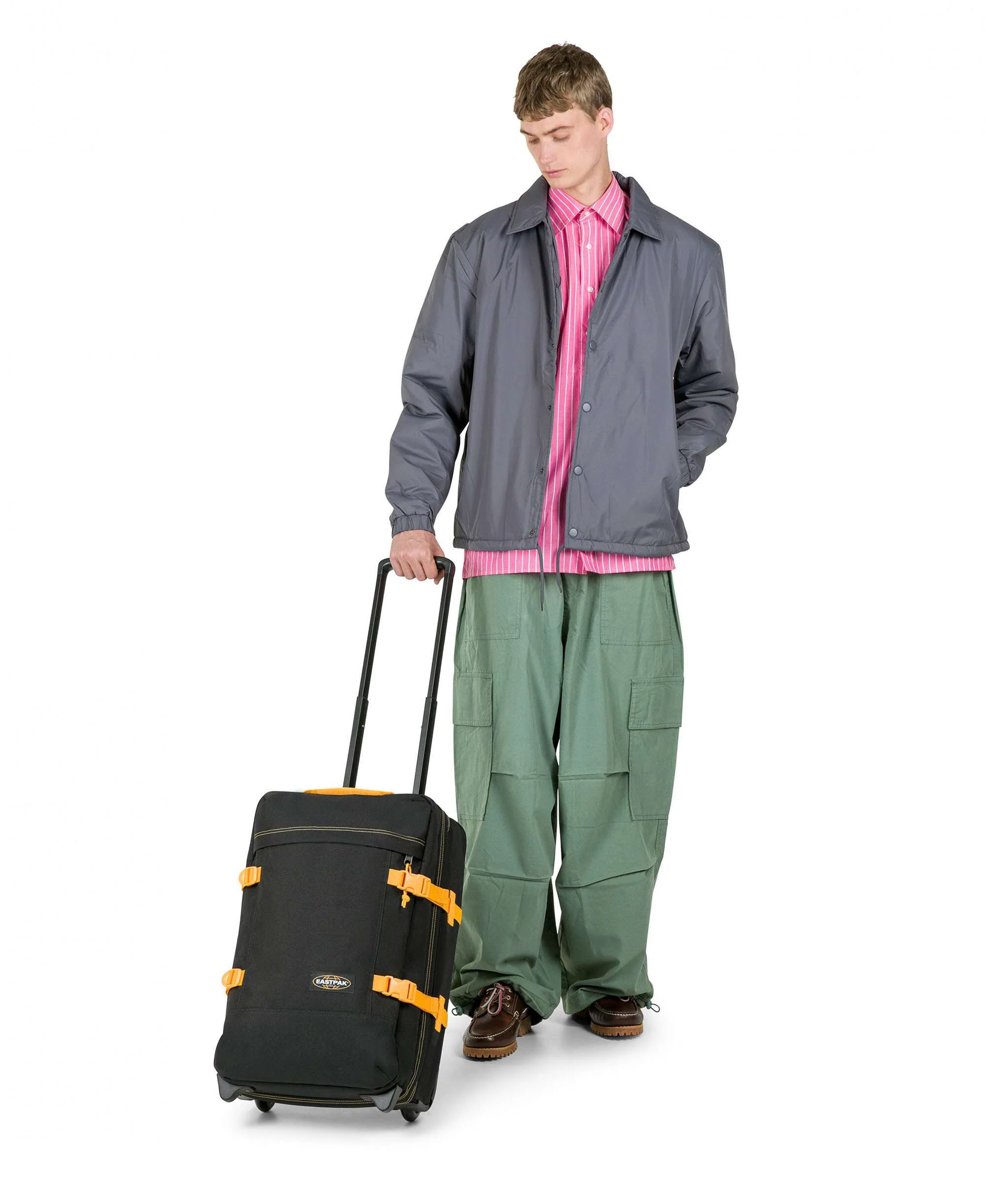 Eastpak Tranverz S Travel bag with wheels kontrast mango - Image 3