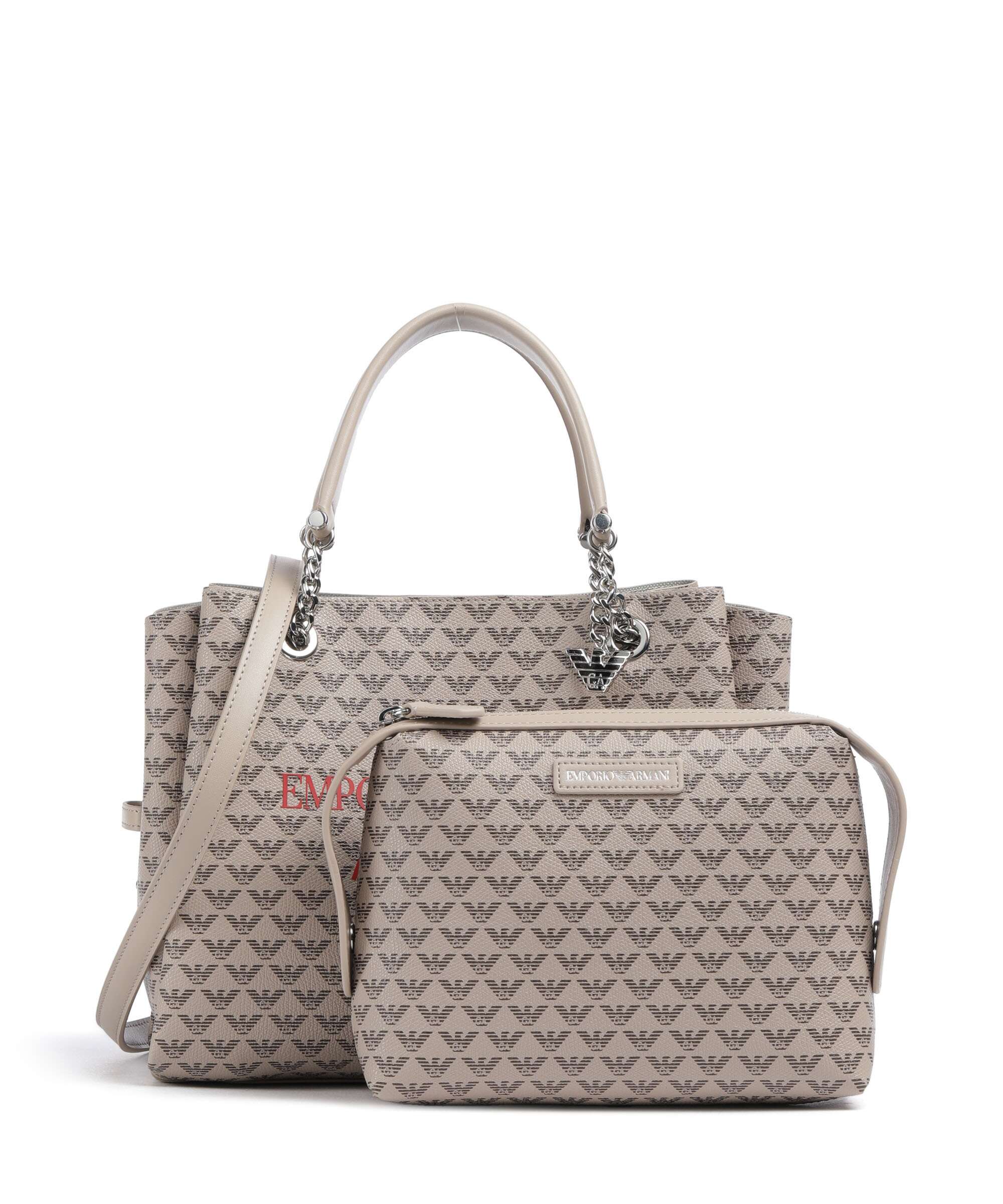 Emporio Armani Annie Handbag ecru/moro/rosso - Image 2