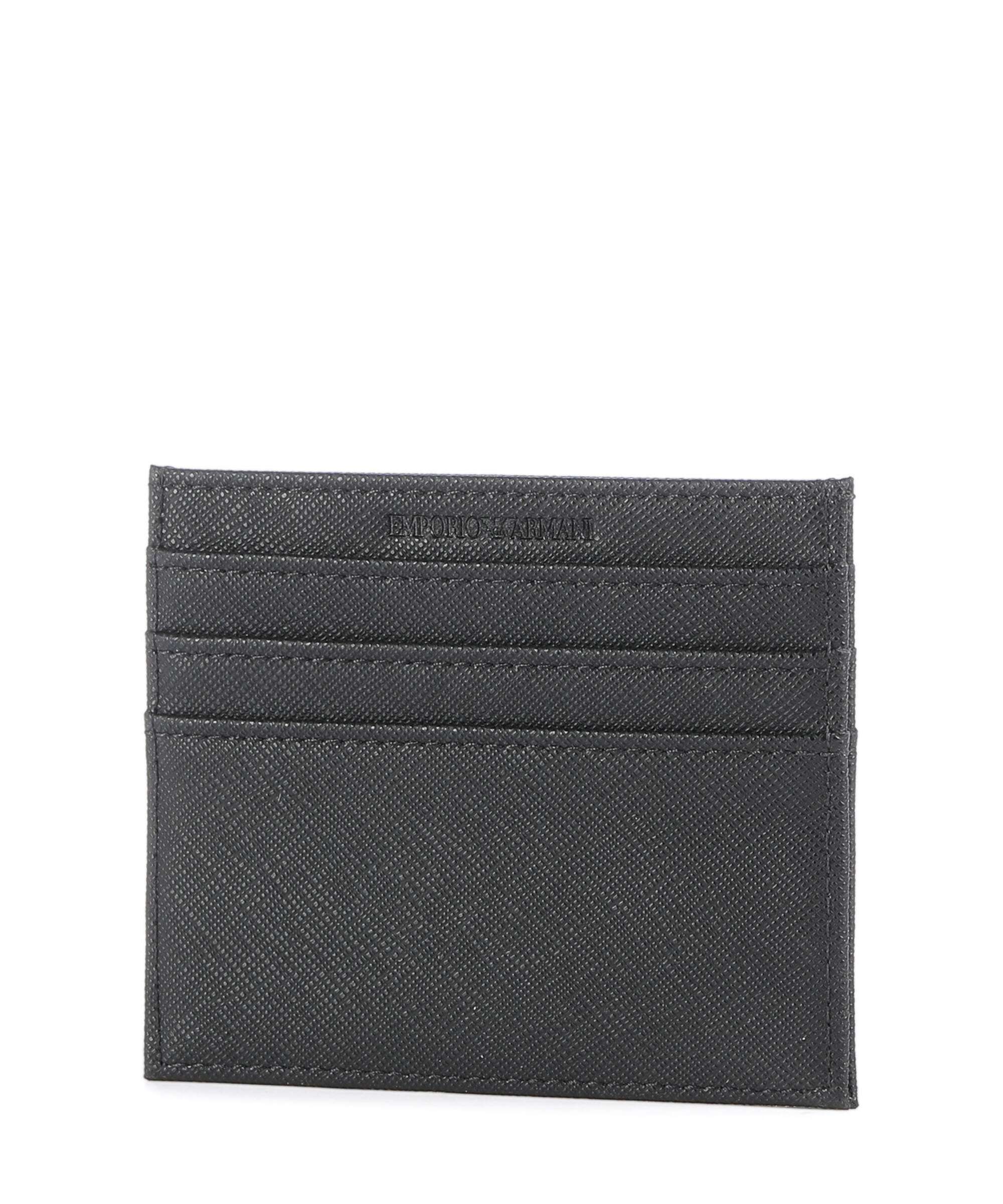 Emporio Armani Business Regenerated Credit card holder black - Image 2