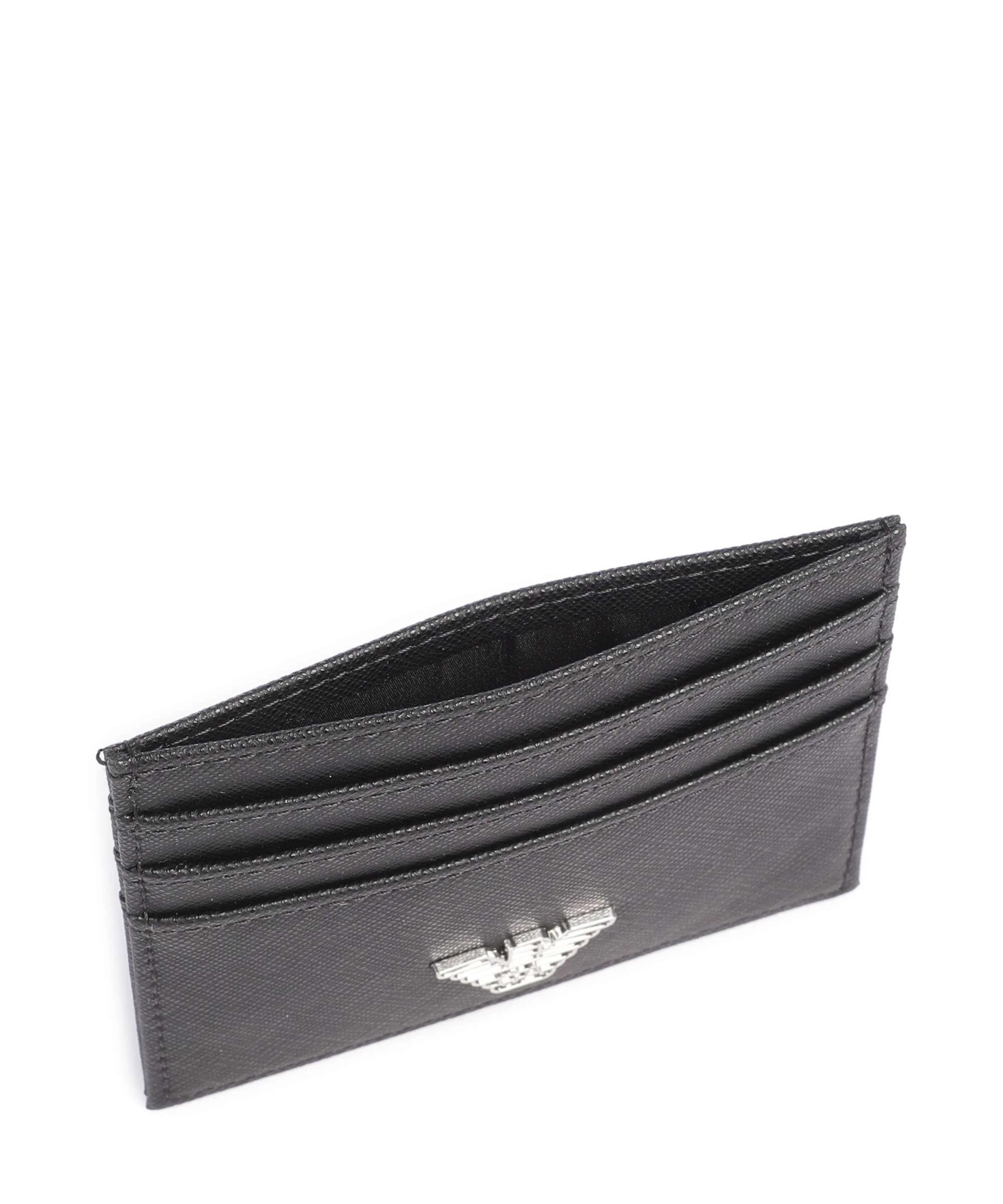 Emporio Armani Business Regenerated Credit card holder black - Image 4