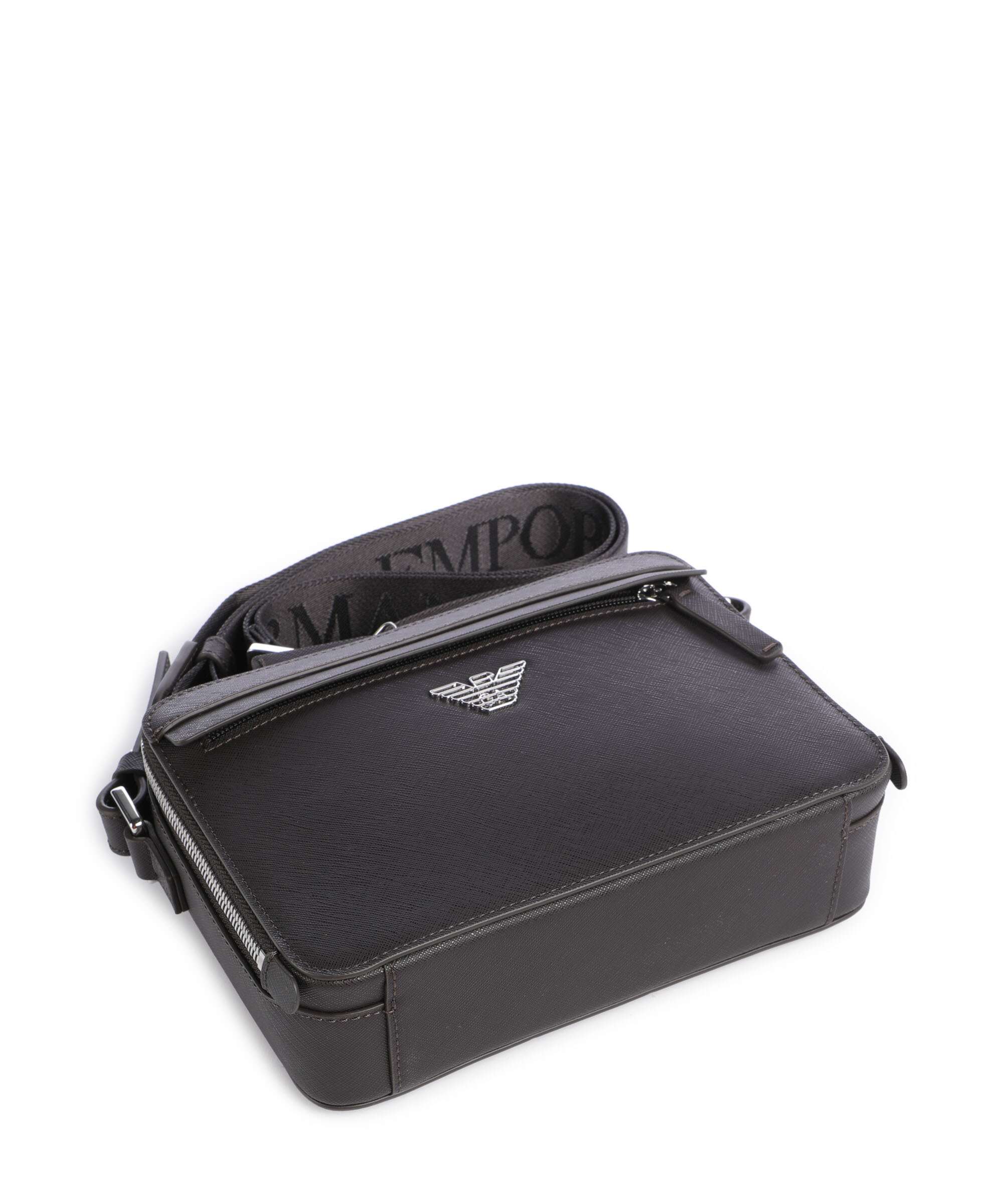Emporio Armani Business Regenerated Crossbody bag ebony - Image 6