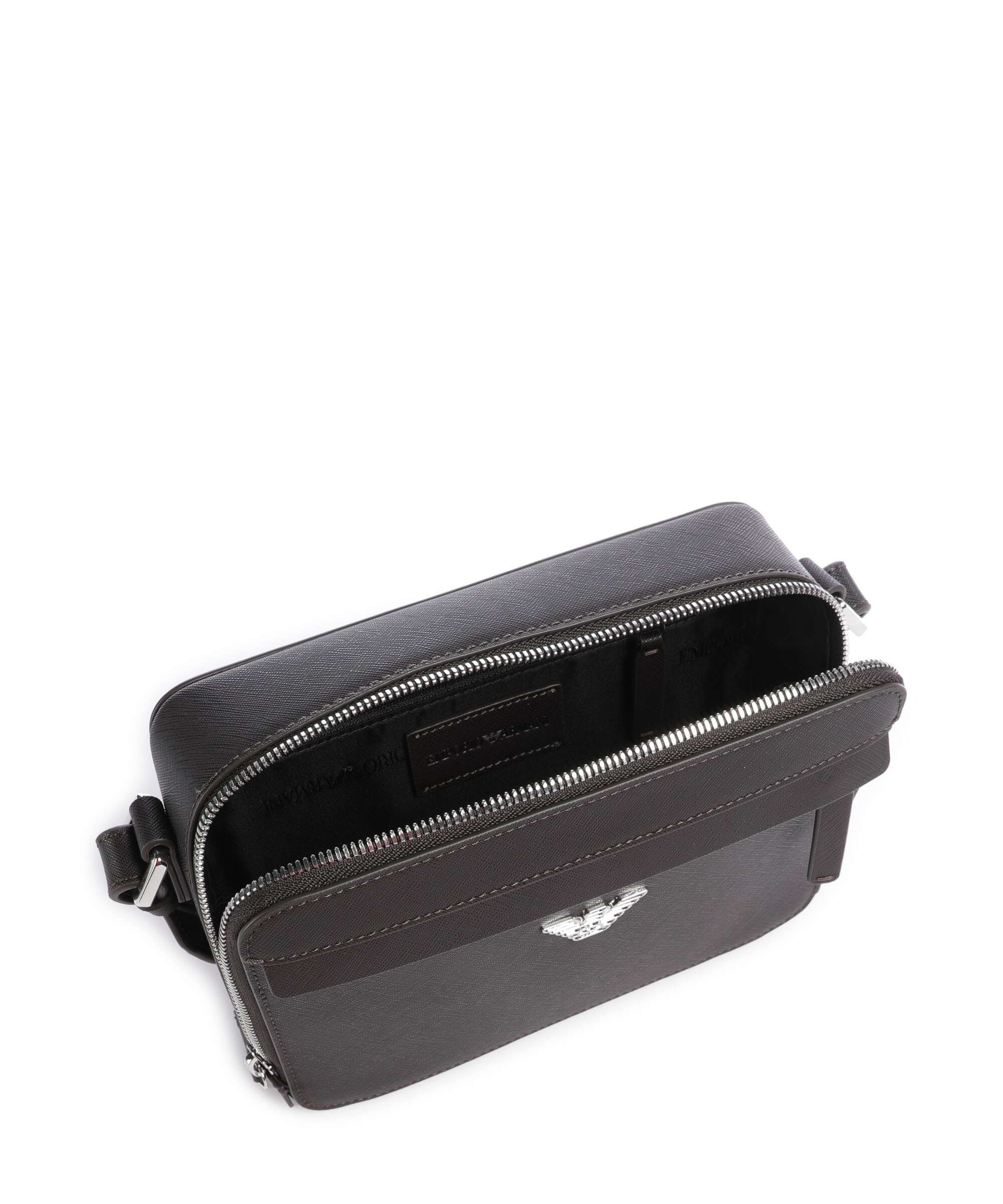 Emporio Armani Business Regenerated Crossbody bag ebony - Image 7