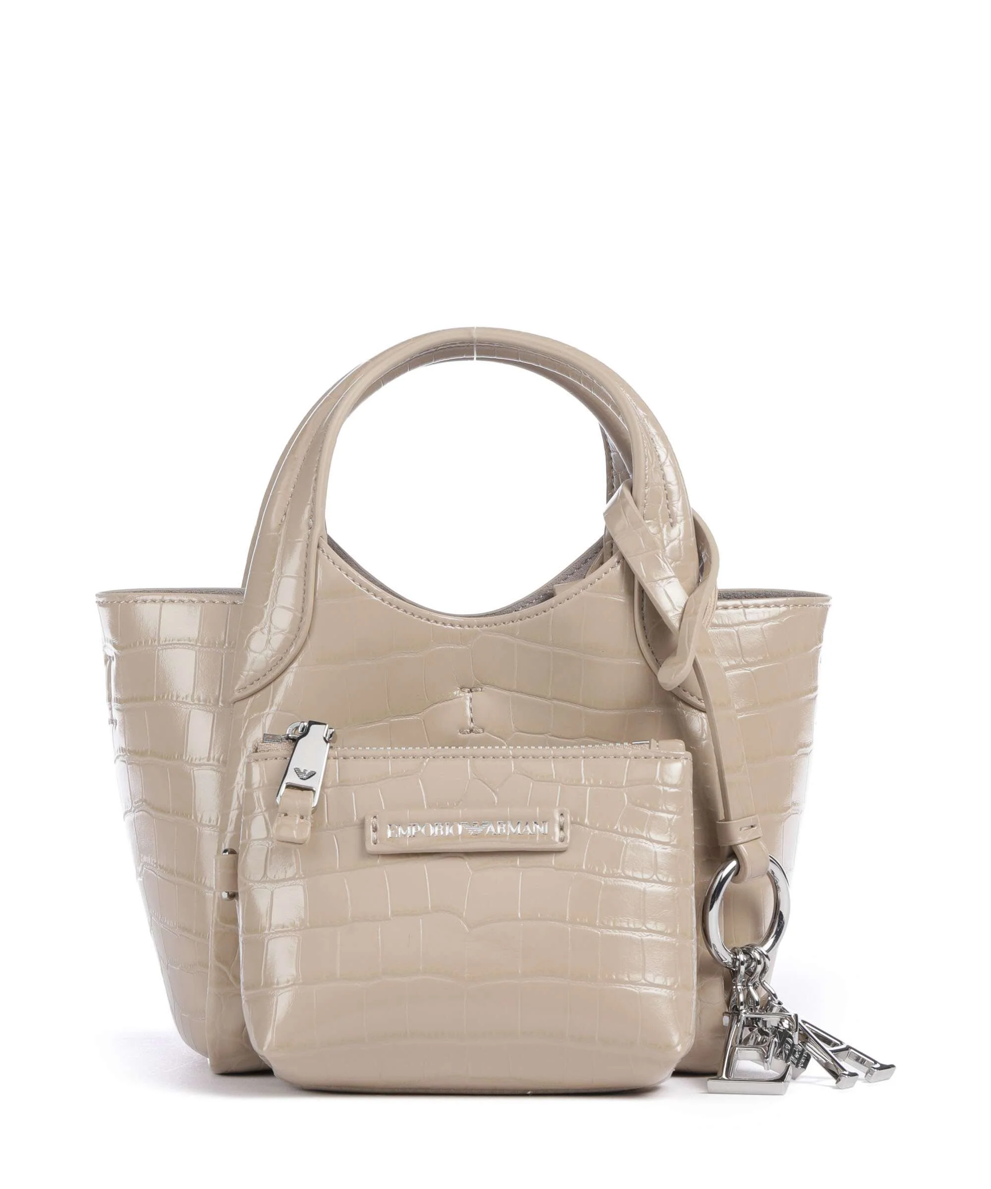 Emporio Armani Durini 24 Crossbody bag beige - Image 4
