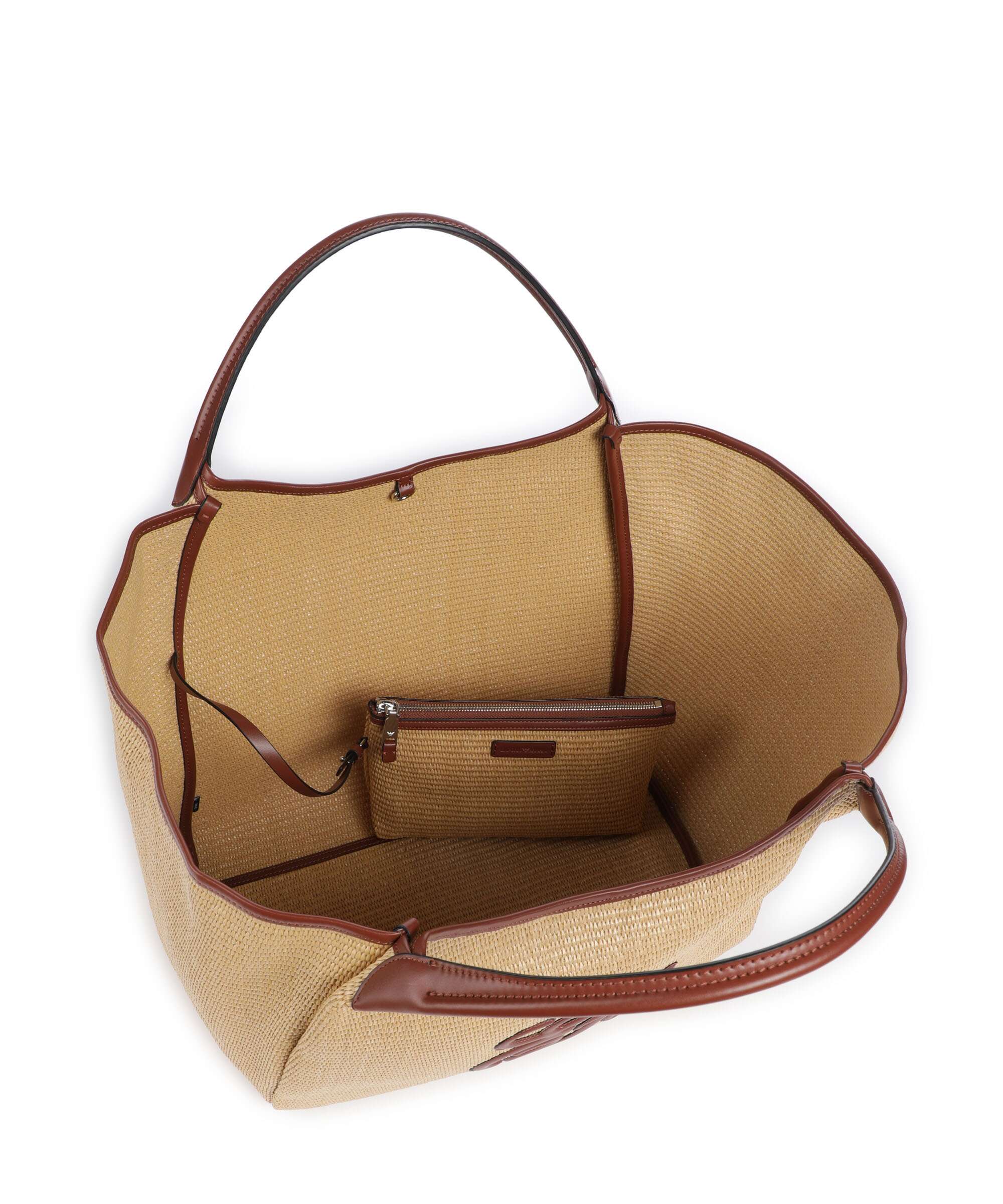 Emporio Armani Durini 24 L Tote bag naturale/siena - Image 6