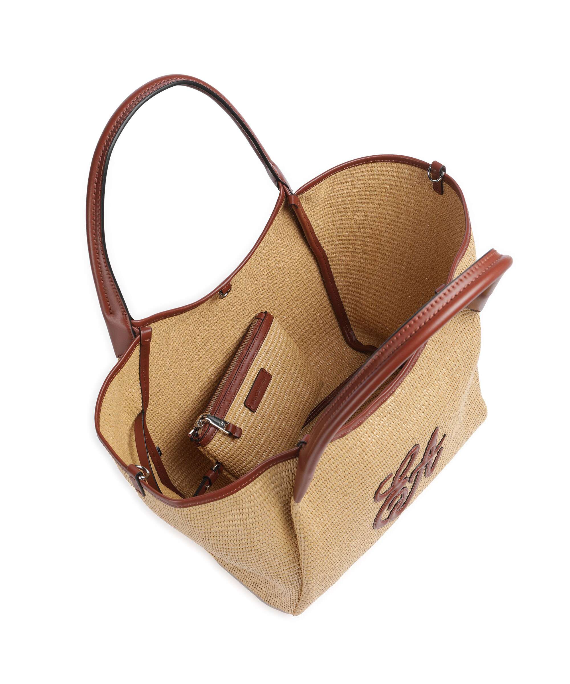 Emporio Armani Durini 24 M-L Tote bag naturale/siena - Image 6