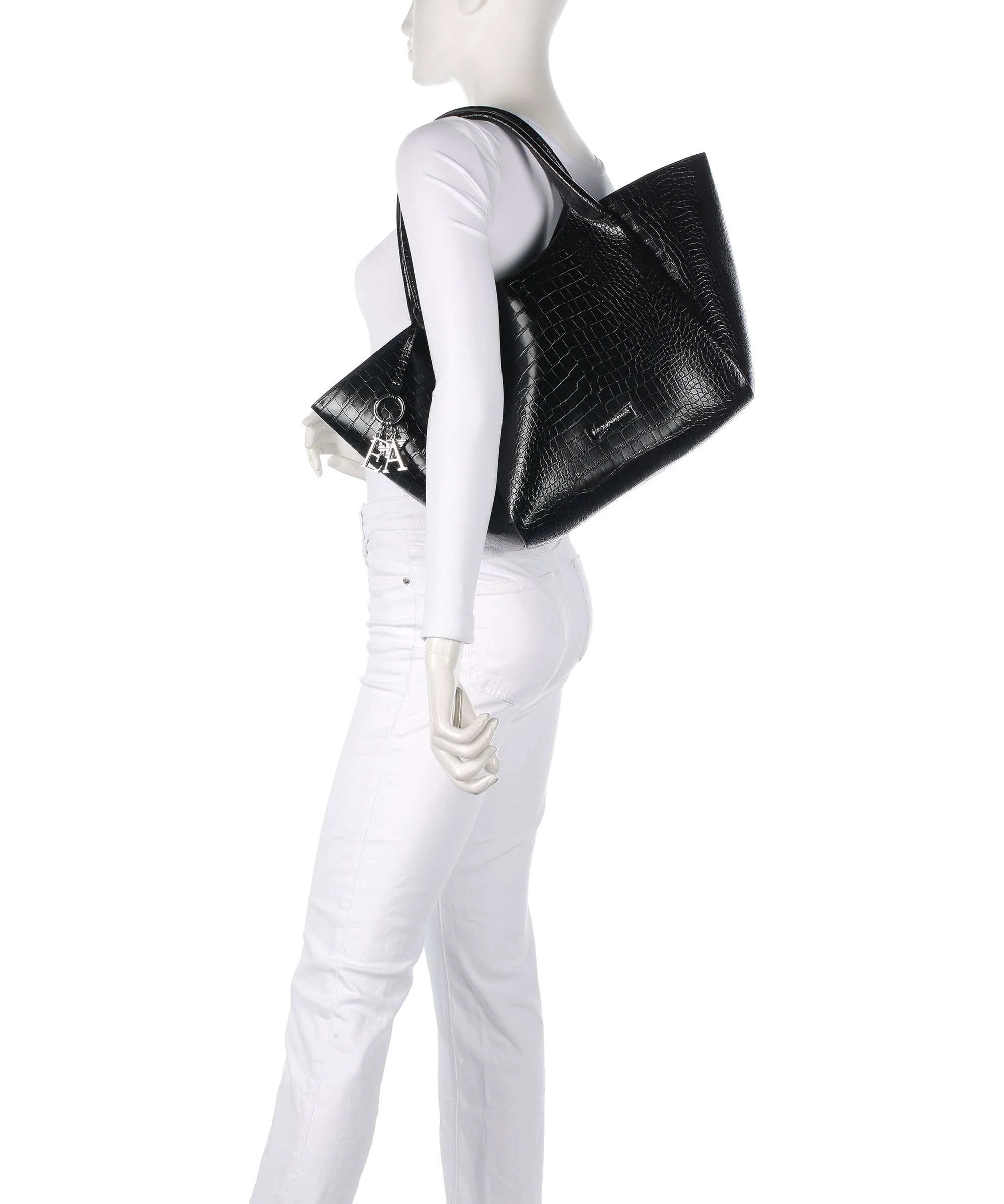 Emporio Armani Durini 24 Tote bag nero - Image 3