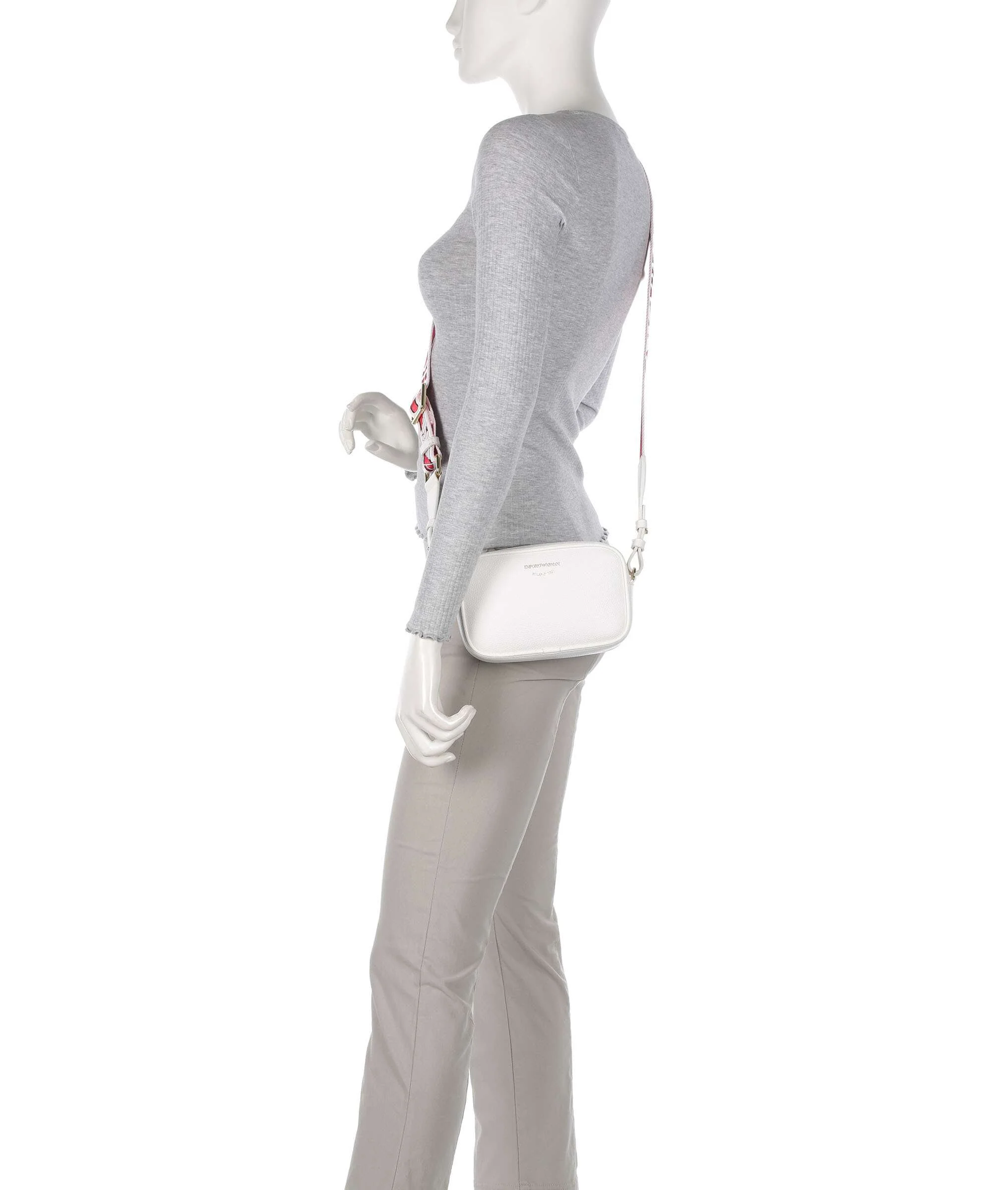 Emporio Armani Lilly Crossbody bag white/brown - Image 3