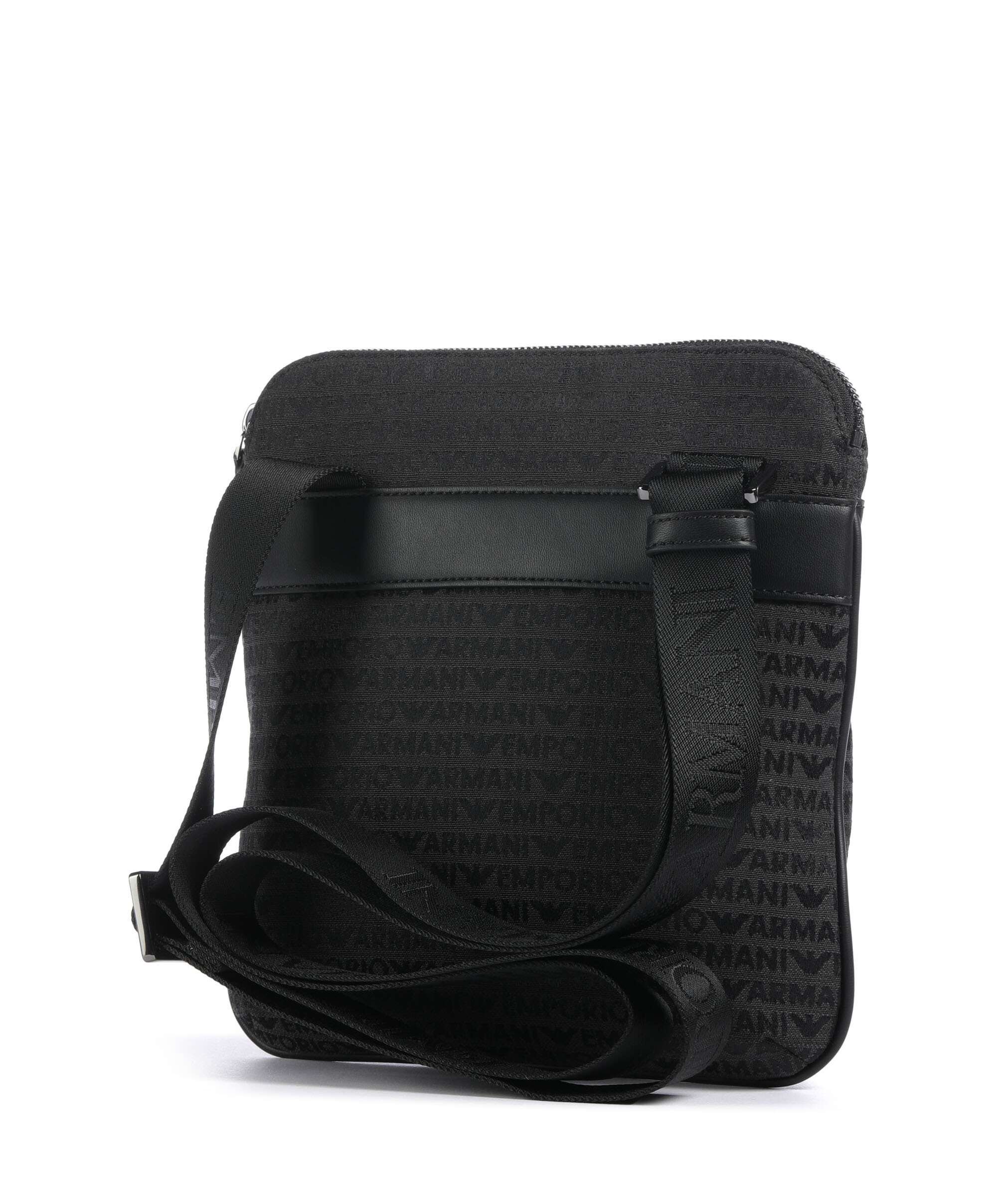 Emporio Armani Logo Jacquard Crossbody bag bristol black - Image 2