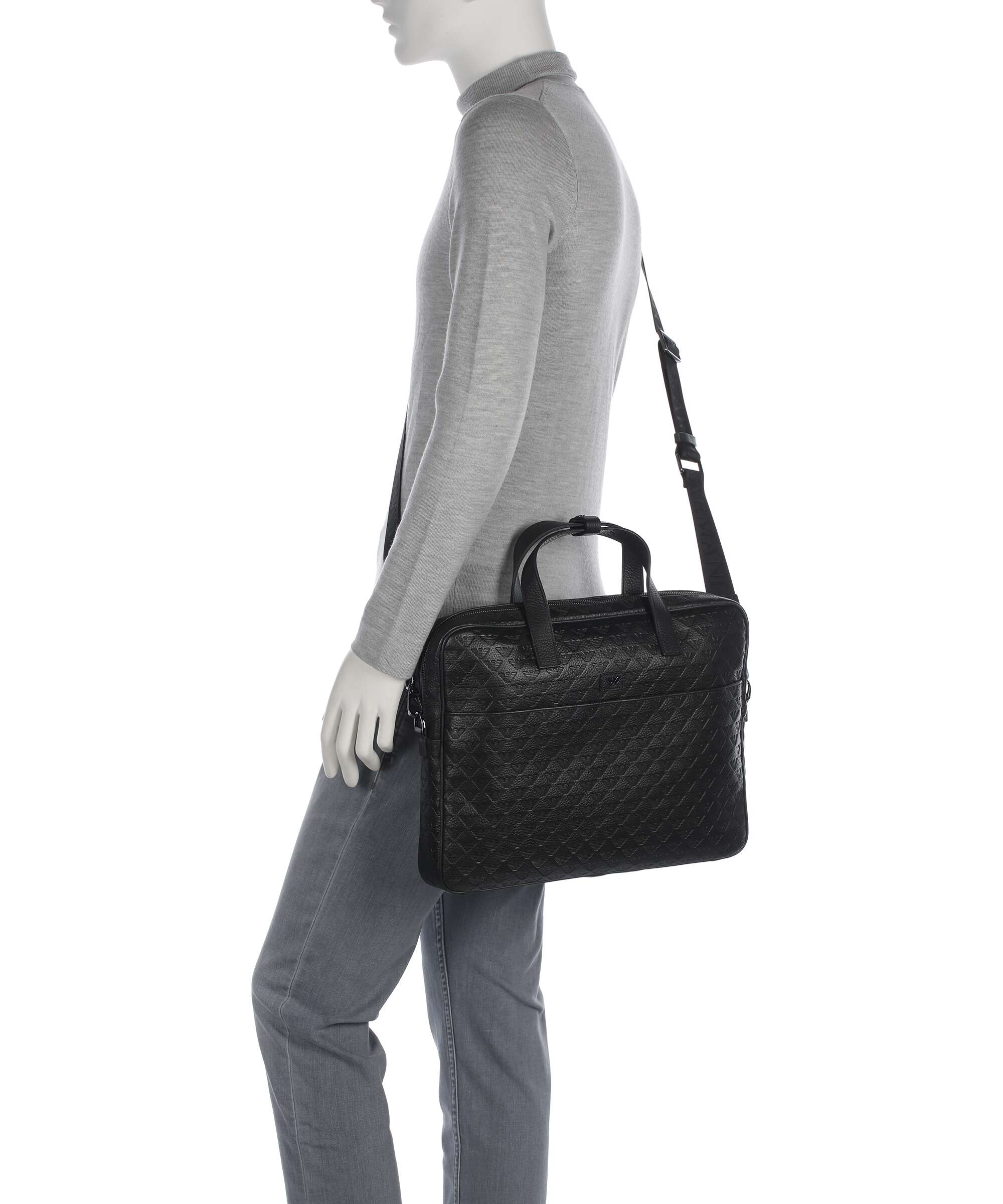 Emporio Armani Minorca Briefcase black beauty - Image 3
