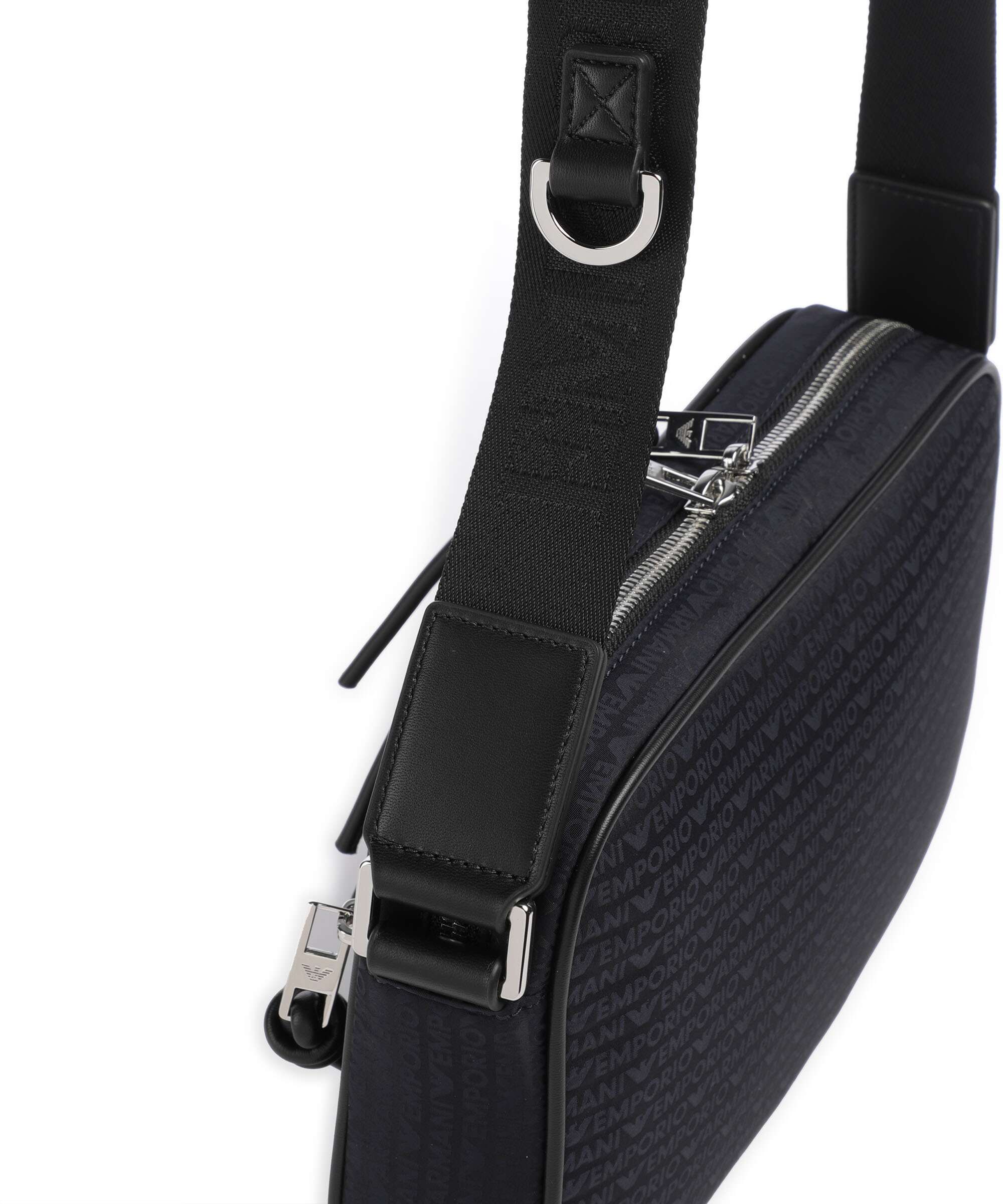 Emporio Armani Monogram Crossbody bag iconico blu navy - Image 4