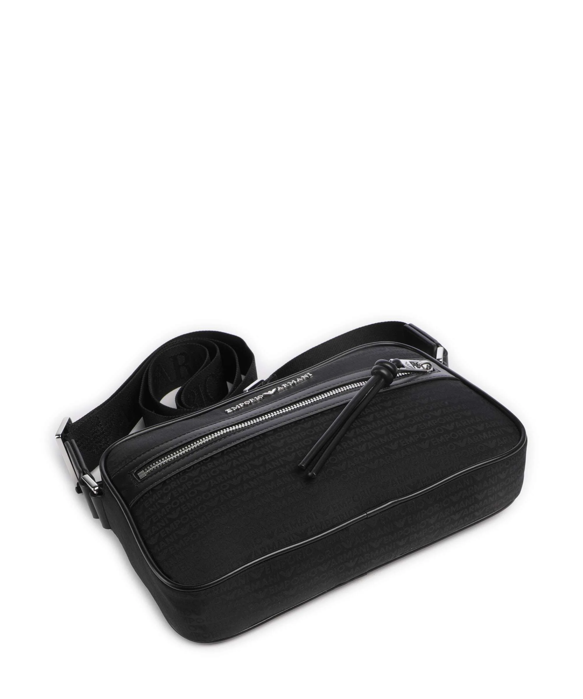Emporio Armani Monogram Crossbody bag black beauty - Image 4