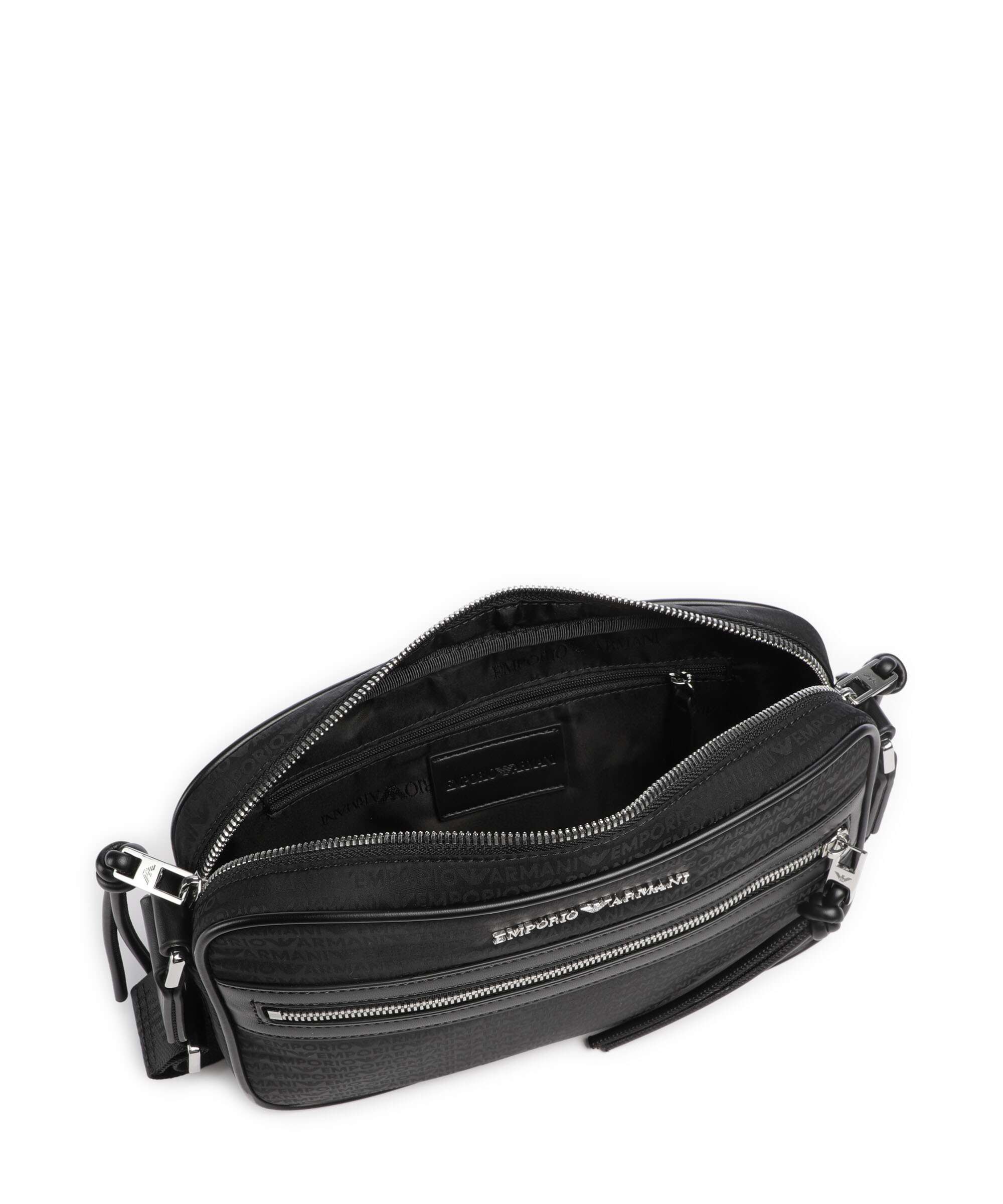Emporio Armani Monogram Crossbody bag black beauty - Image 5