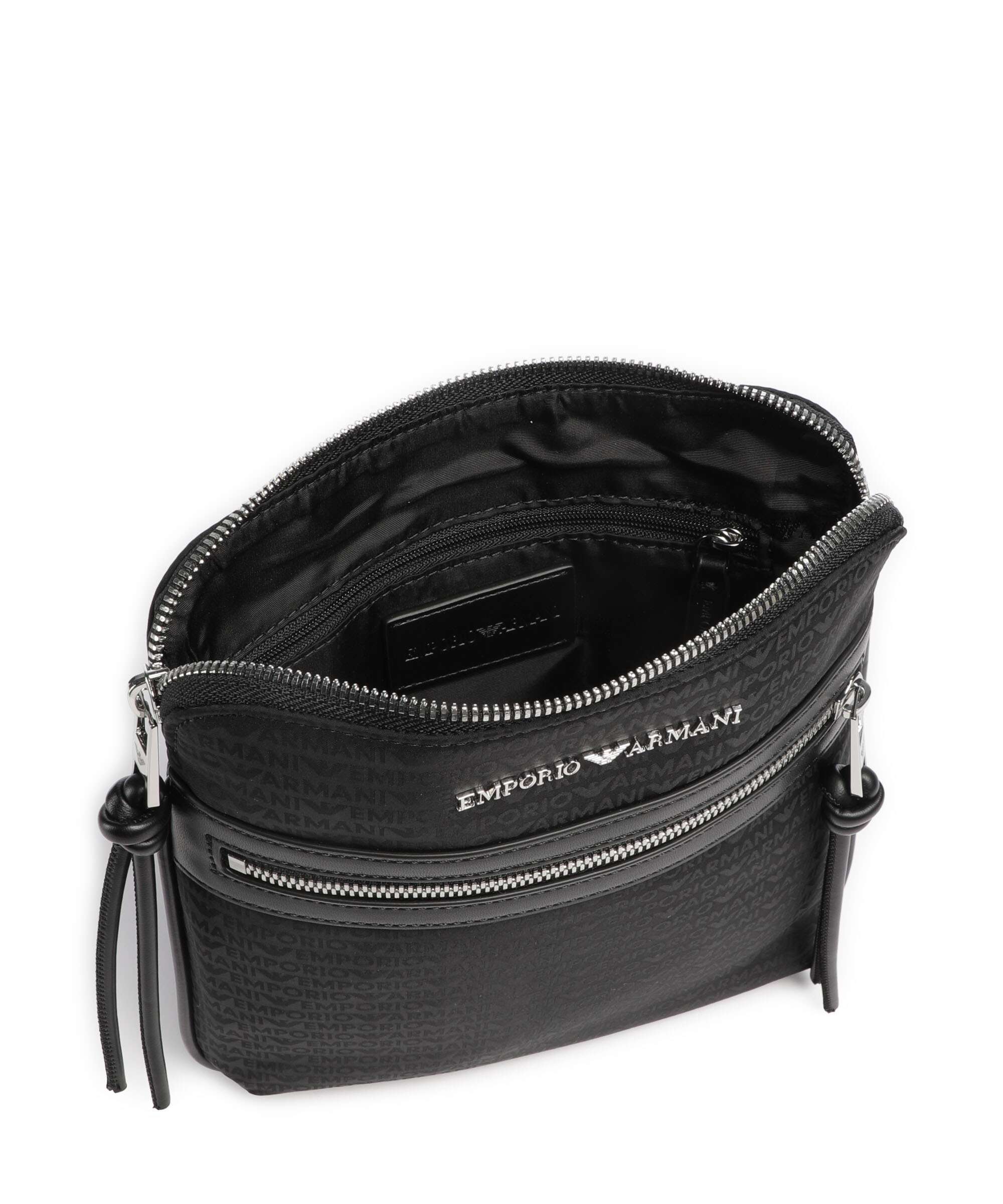 Emporio Armani Monogram Crossbody bag black beauty - Image 5