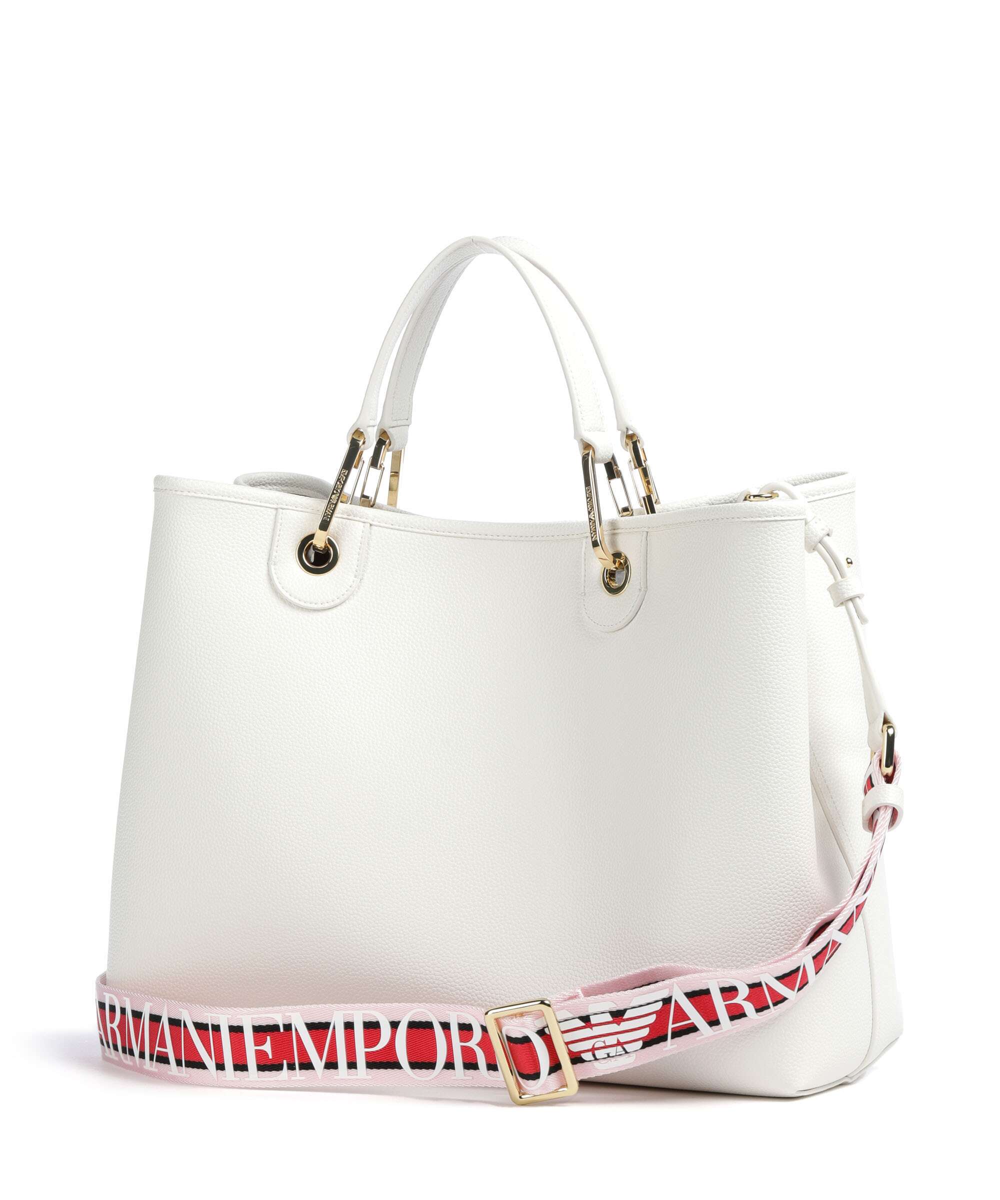 Emporio Armani My EA M Handbag bianco/cuoio - Image 4