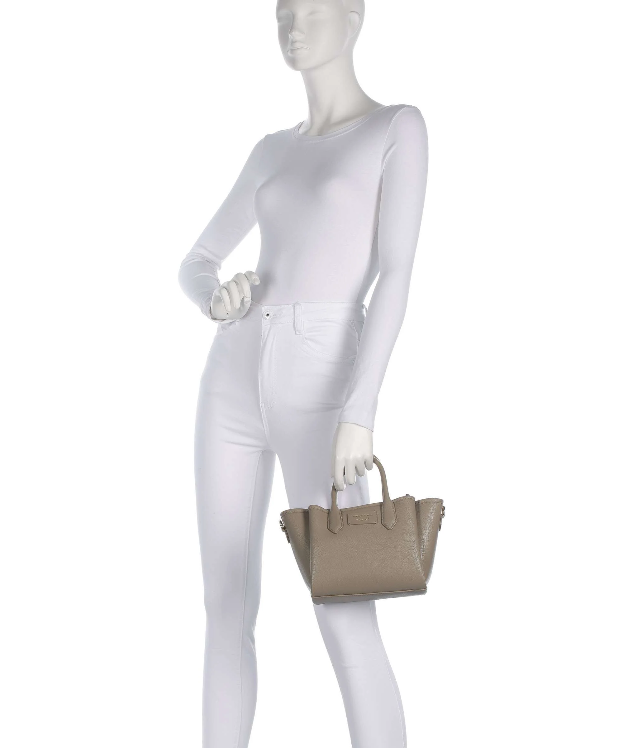 Emporio Armani Odette Handbag creta/moka - Image 3