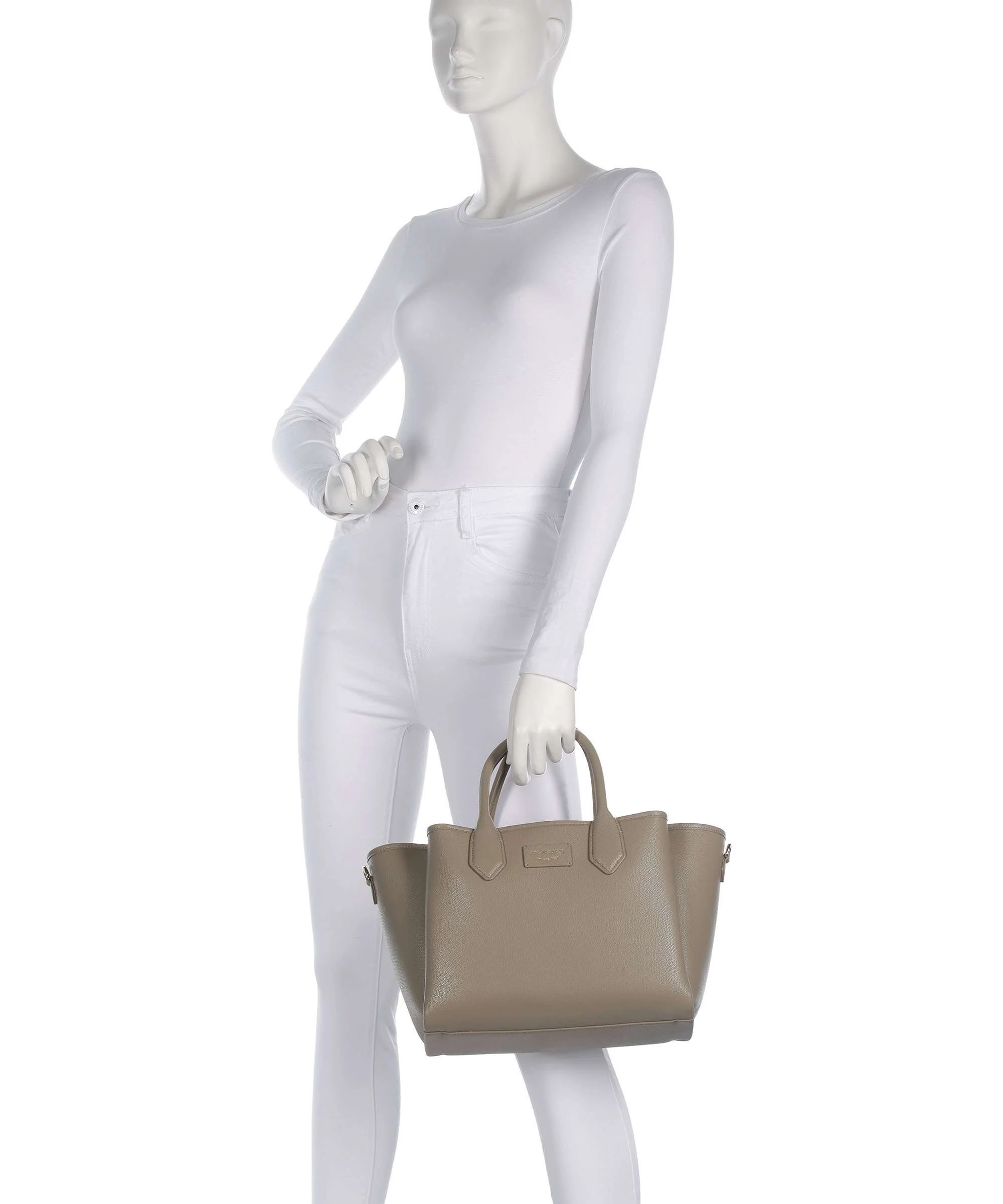 Emporio Armani Odette Handbag creta/moka - Image 3