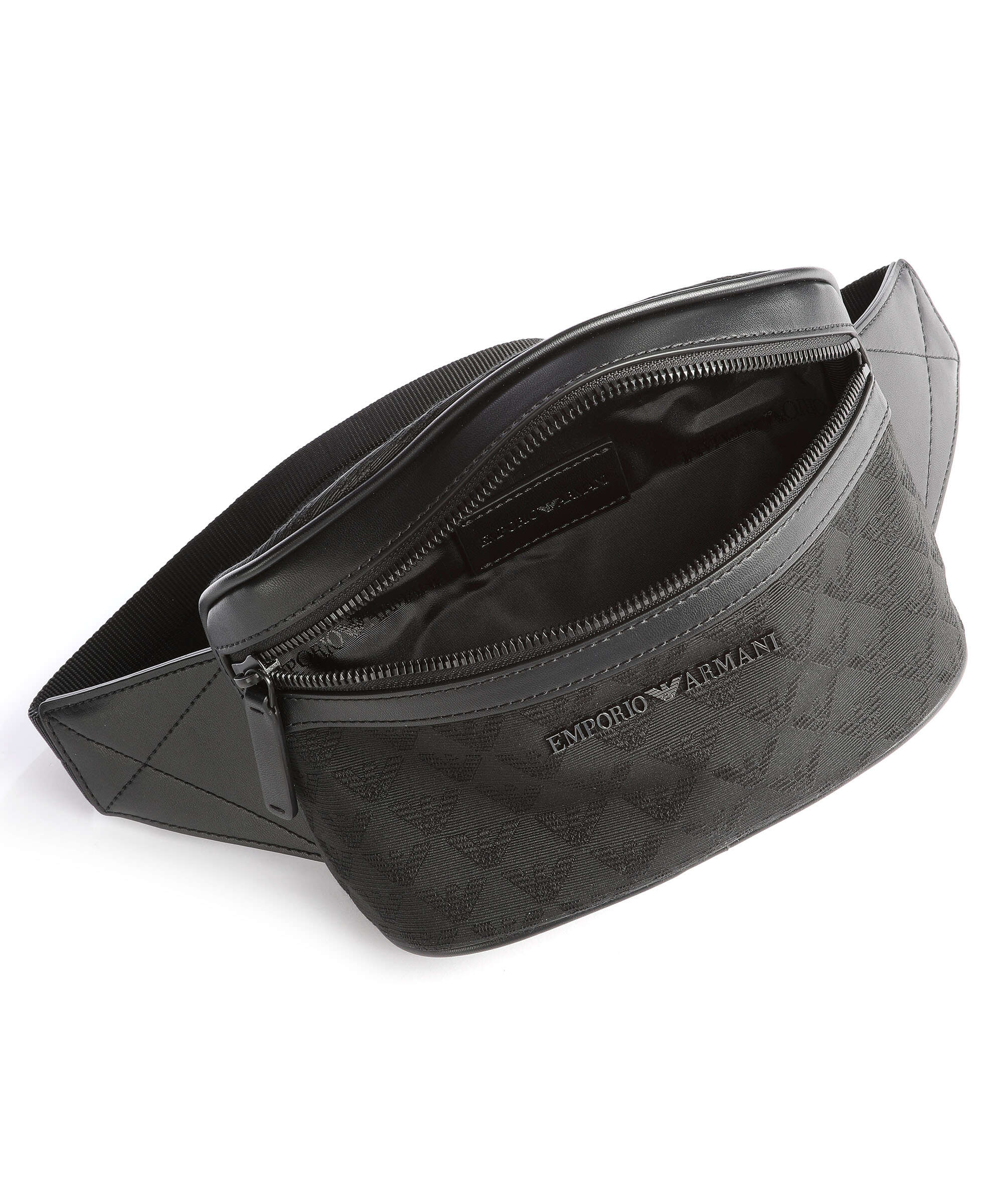 Emporio Armani Omnia Jacquard Belt bag black - Image 4