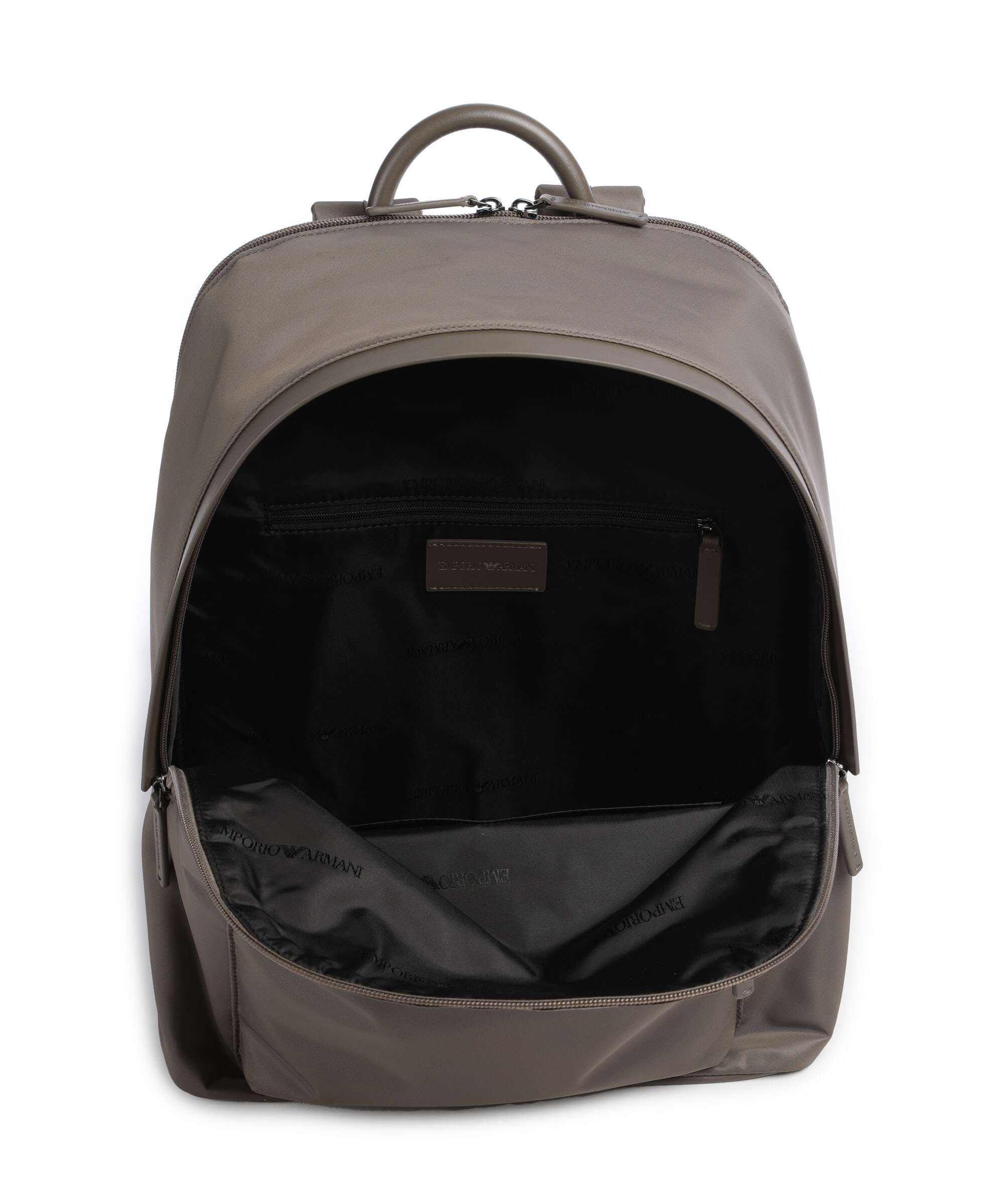 Emporio Armani Recycled Nylon Backpack major brown - Image 5