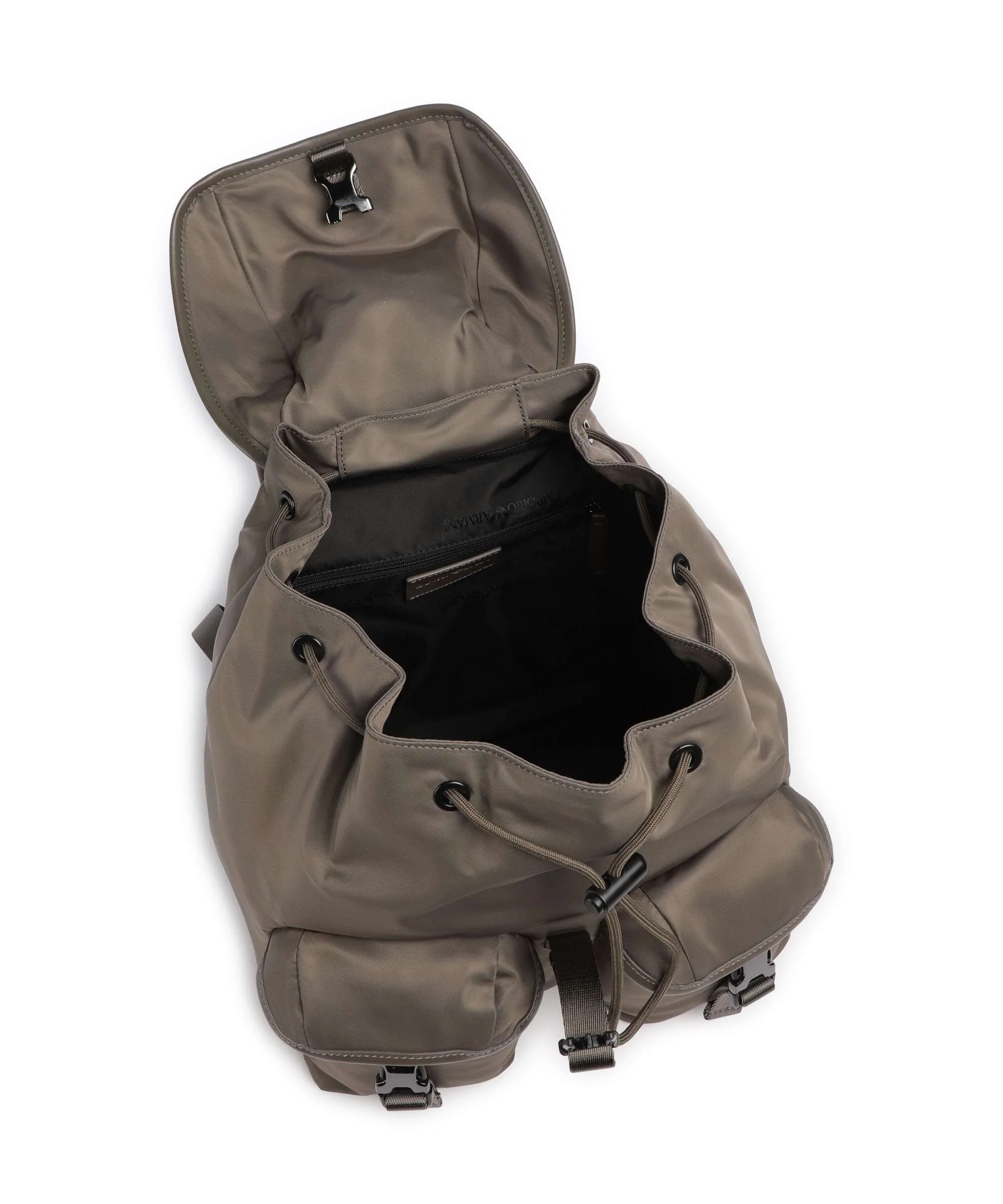 Emporio Armani Recycled Nylon Backpack major brown - Image 5