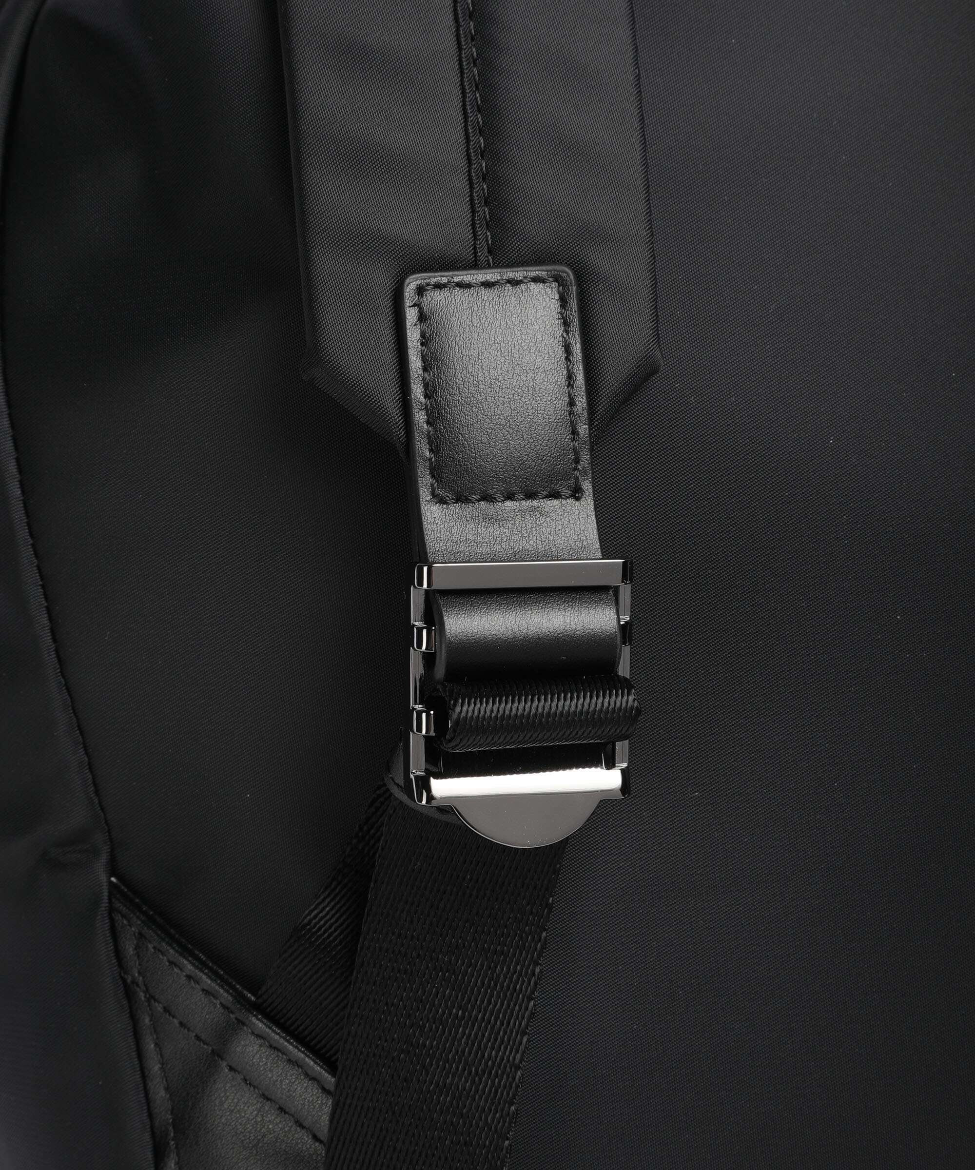 Emporio Armani Recycled Nylon Backpack black beauty - Image 4